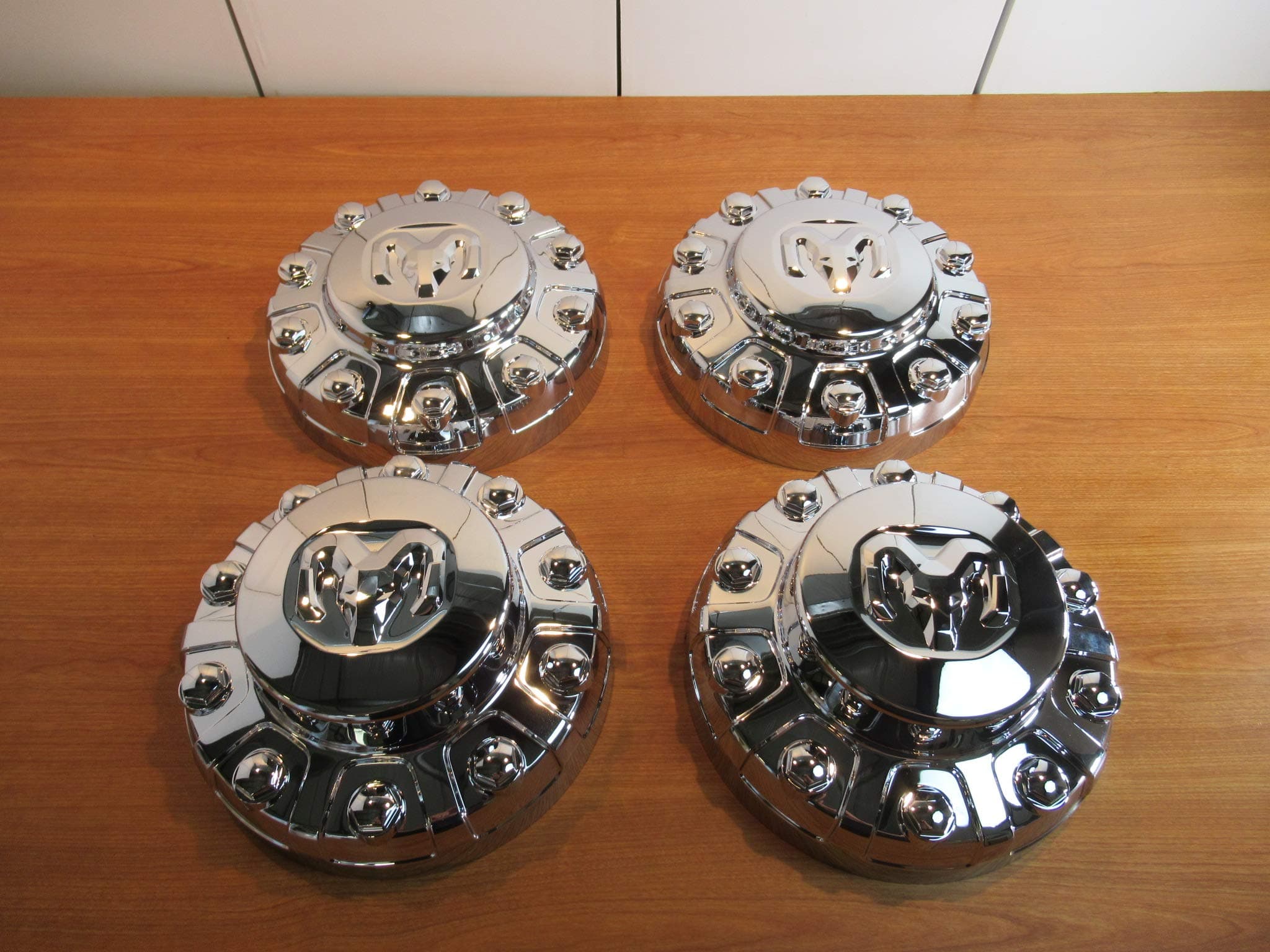 Mopar 2019-2020 Dodge Ram 4500 5500 Two Front & Two Rear Wheel Center Hub Caps New OEM
