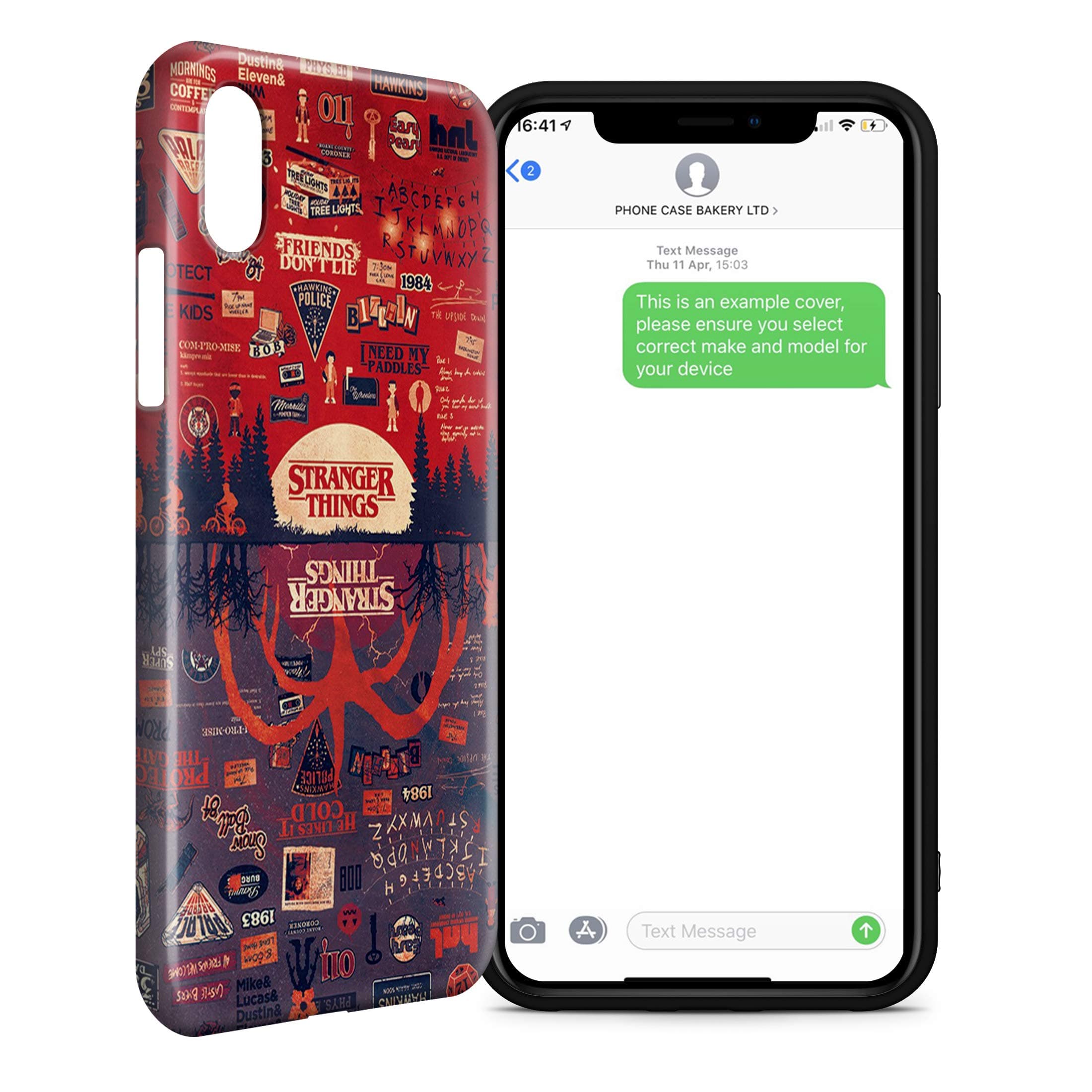 Stranger Things 2019 Fan art Full 3D effect Phone case cover shell for apple Iphone and Samsung - Iphone 7 plus - 8