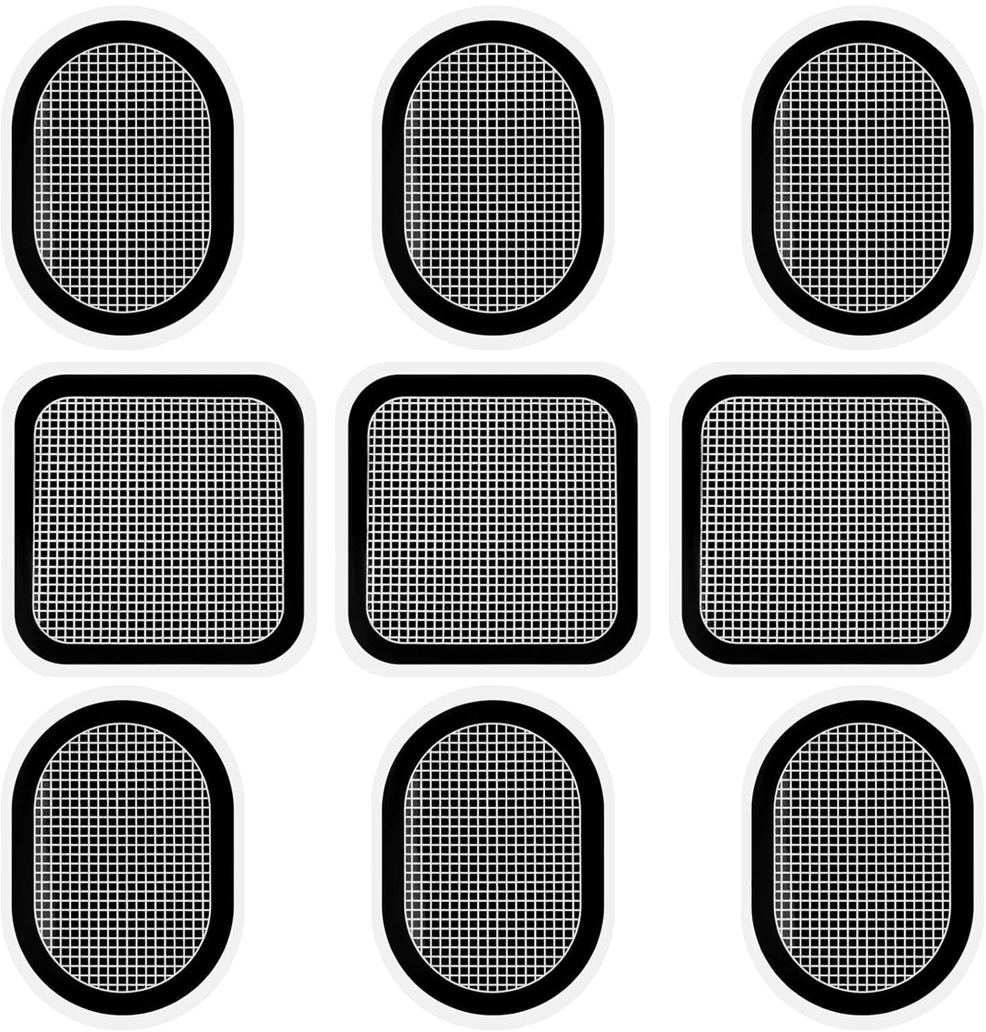 Replacement Gel Pads for All Abdominal Belts Pro Go System 3 Sets of 9,Toning Pads