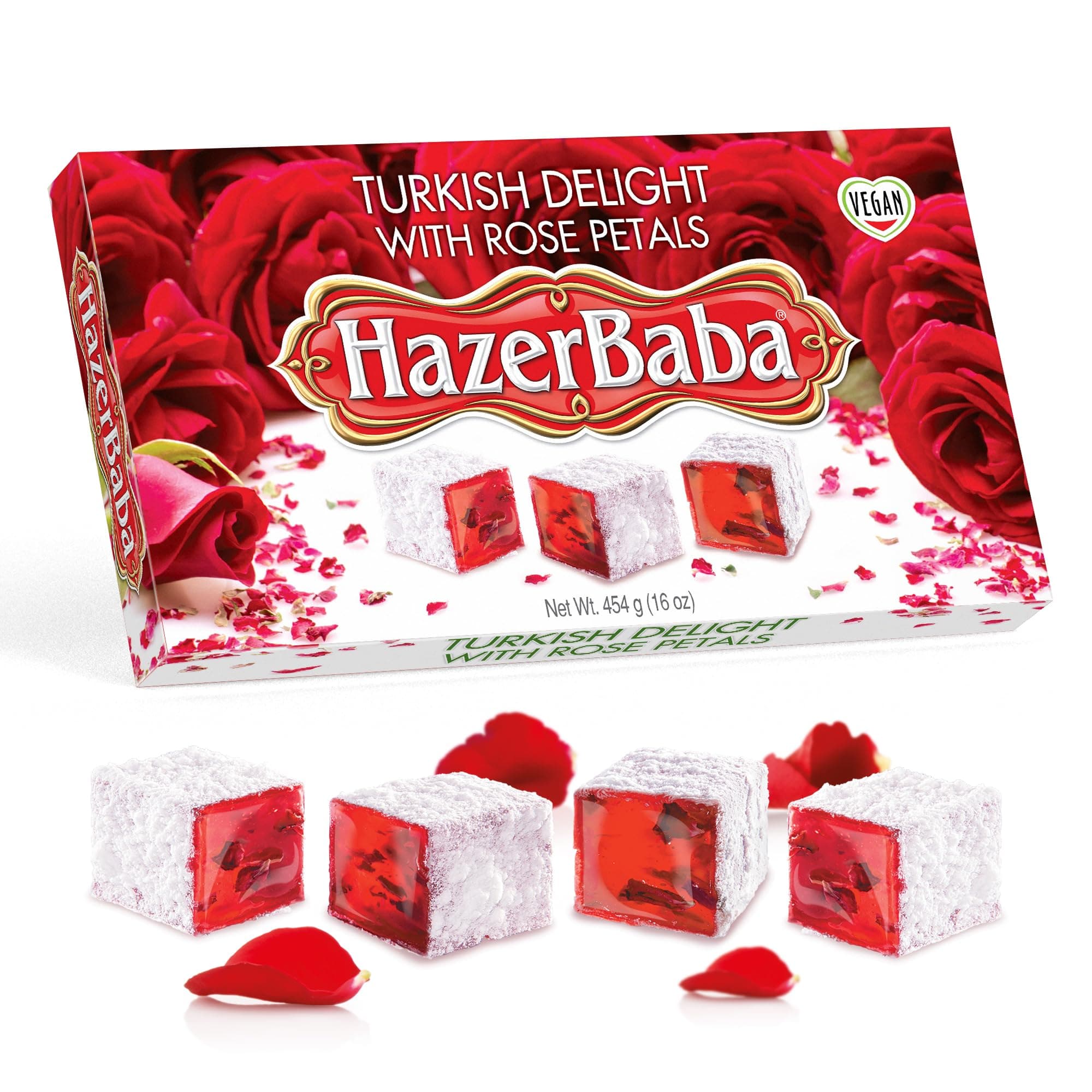 Hazer Baba Turkish Delight with Rose,16oz