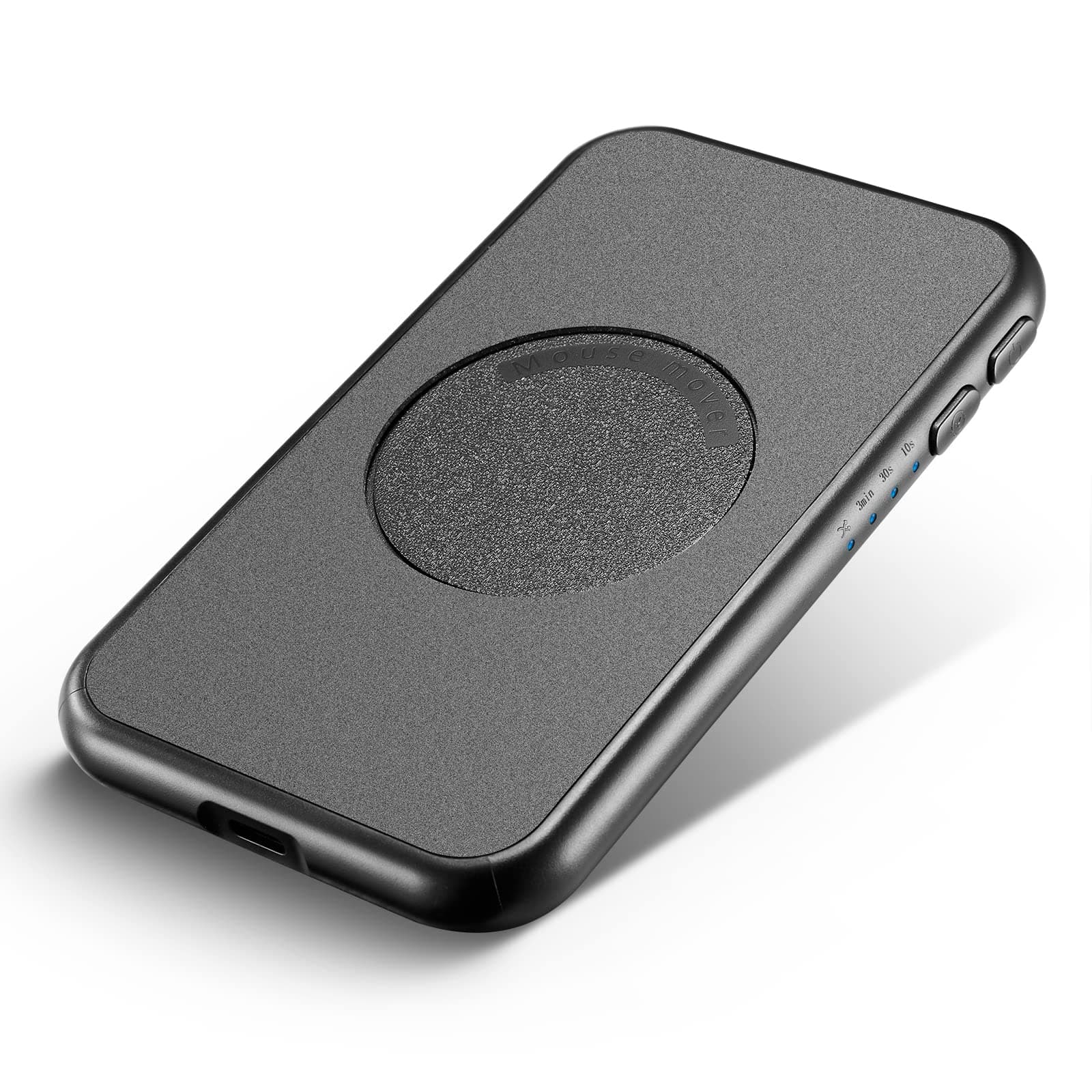 EAXBUX Ultra-Slim Model Mouse Jiggler Interval Timer Adjustable,Undetectable Mouse Mover Device with On/Off Switch, Random interval, Mouse Wiggler Shaker with Reasonable Micro-movement, Keep PC Active