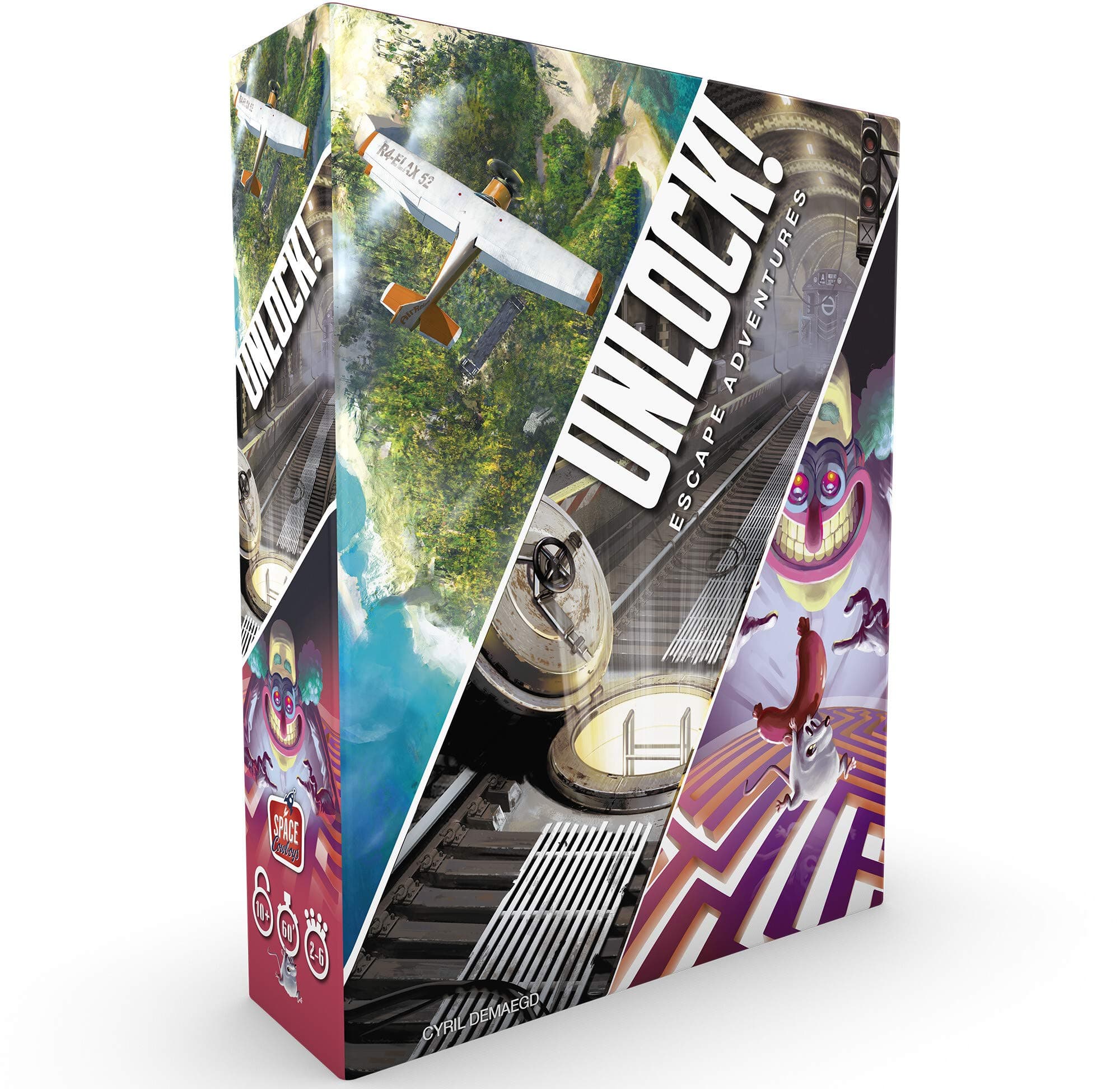 Asmodee, Unlock! Escape Adventures, Card Game, Ages 10+, 2-6 Players, 60 Minutes Playing Time