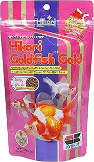 Gold Baby Floating Pellets for Koi and Pond Fish for Pets, 3.5-Ounce