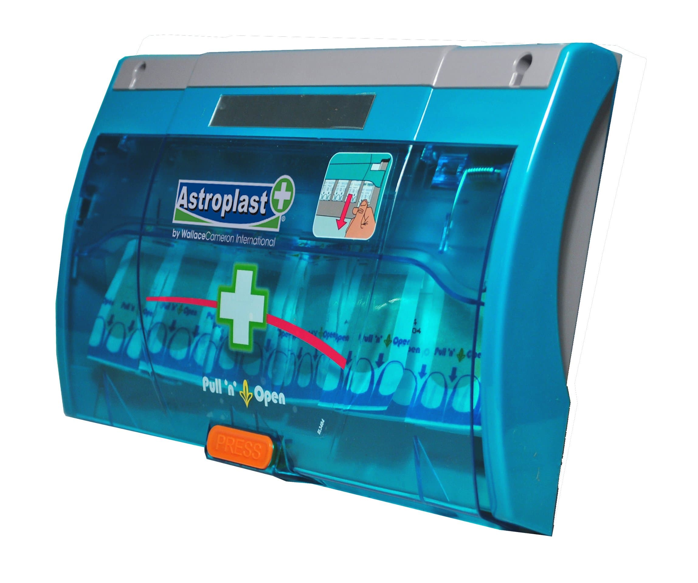 Wallace Cameron Twist and Open Dispenser with Blue Detectable Plasters, 60 Count