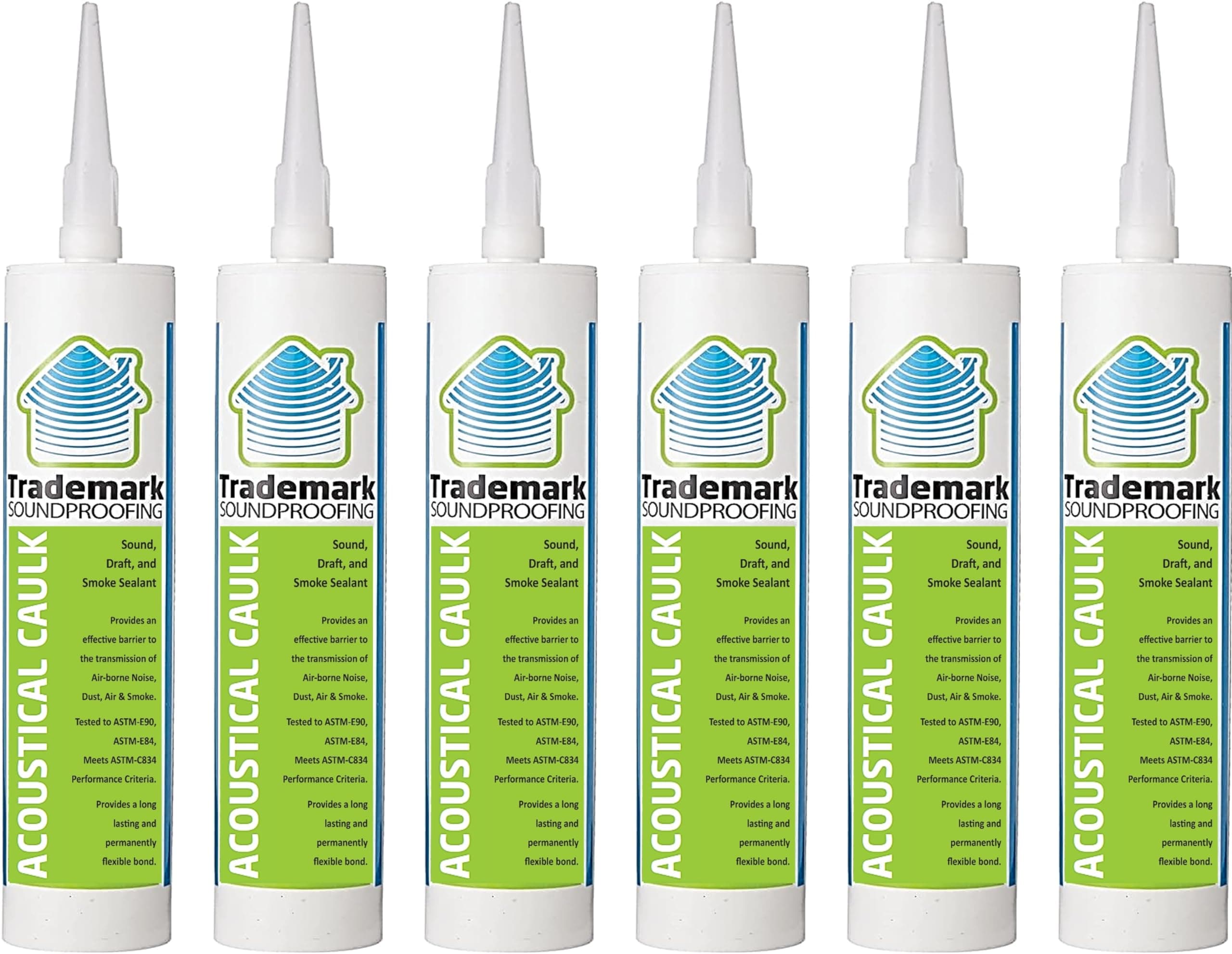 TMS Acoustical Caulk - 6 (29oz) Tubes
