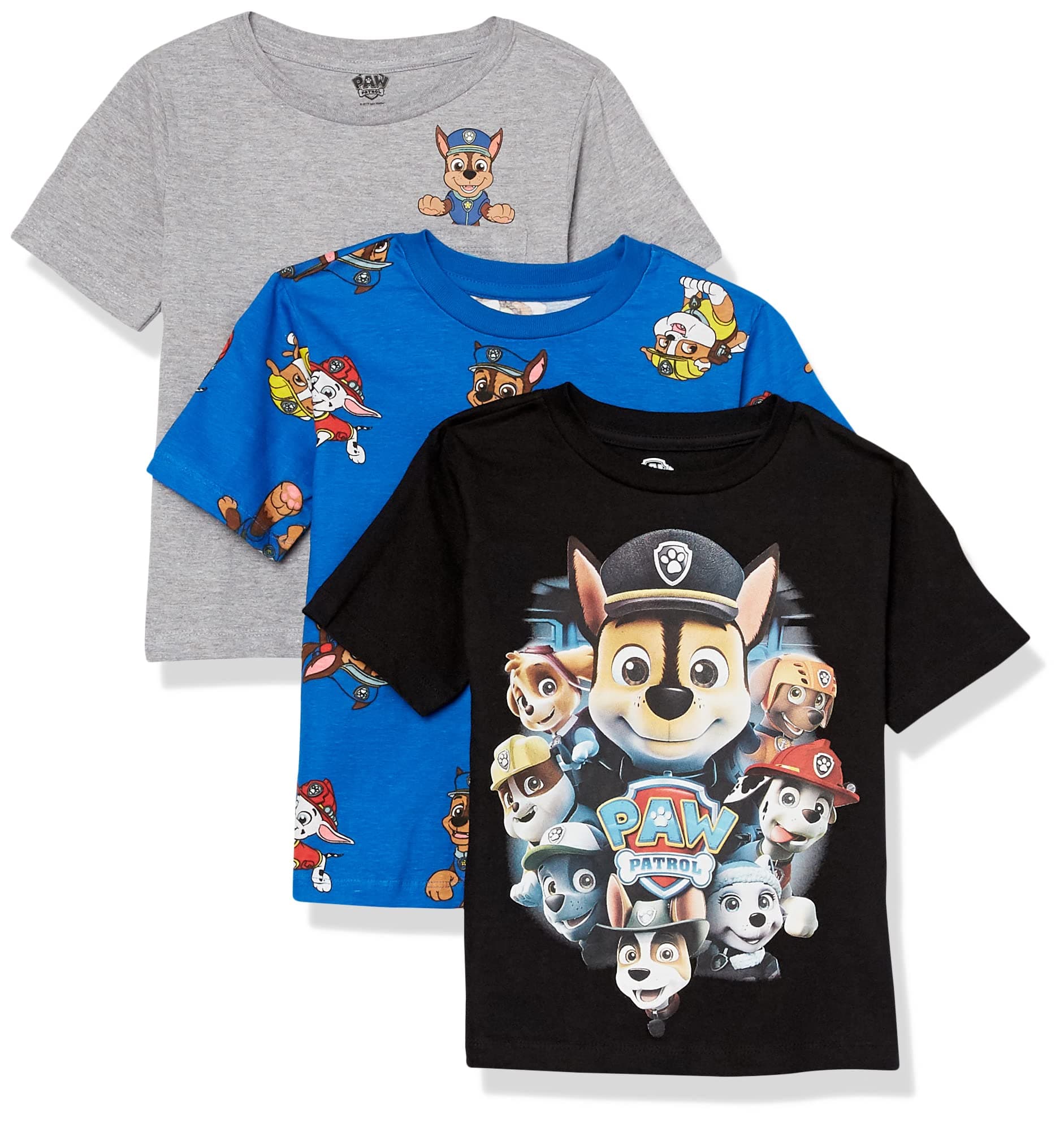 NickelodeonBoys' Little Paw Patrol 3 Pack Tee Bundle