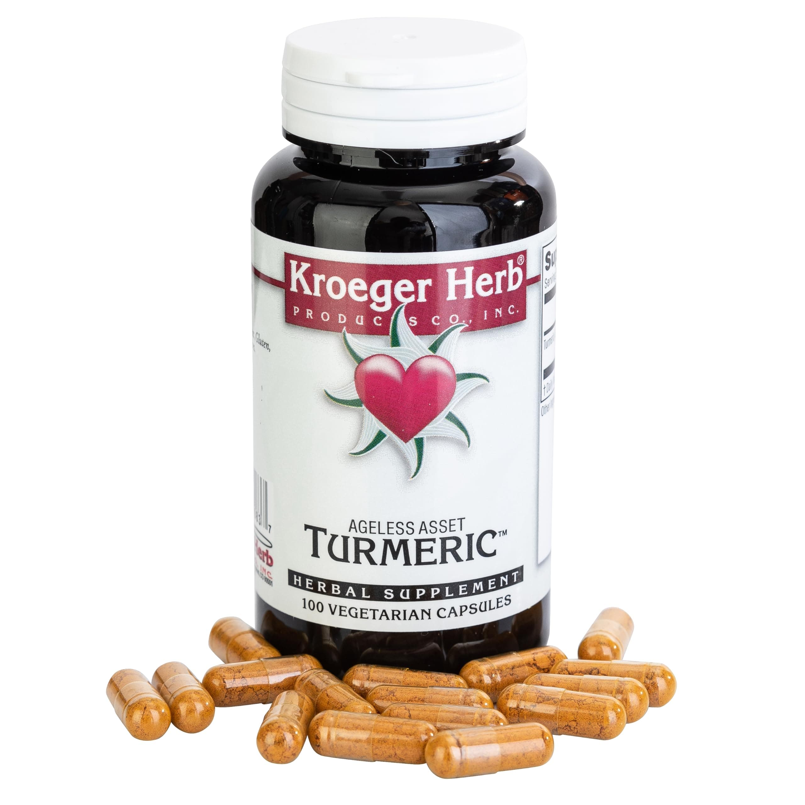 - Kroeger Herbs, High Absorption Turmeric Supplement for Joint Support, Powerful Anti Inflammatory & Antioxidant Supplement, Non-GMO Tumeric, No Preservatives or Fillers, 100 Capsules - Made in USA