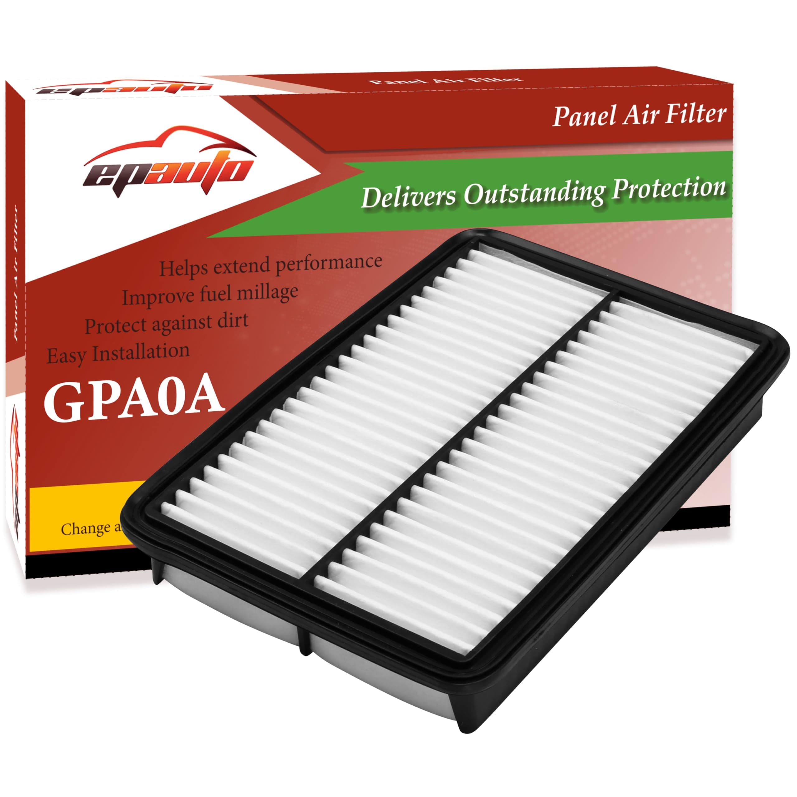GPA0A (PE07-13-3A0A) Engine Air Filter, Replacement for Mazda CX-5 2.0L/2.5L, Mazda 6, Mazda 3 – Fits SkyActiv and Naturally Aspirated Models (2012–2025)