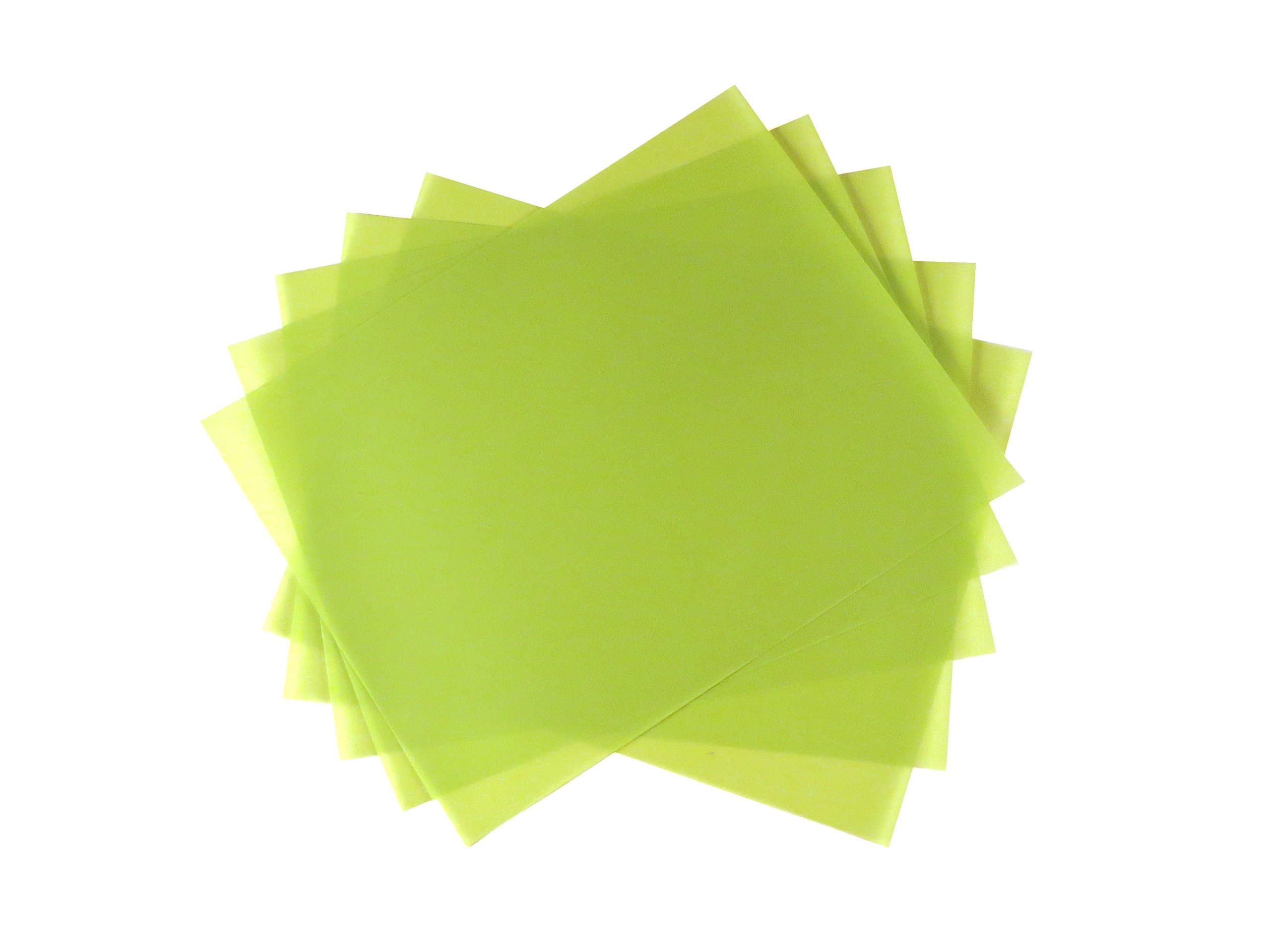 5 Sheet Bundle 1 Micron (14,000 Grit) PSA Lapping Microfinishing Film Aluminum Oxide (AO) 8 1/2” x 11” 265Xx52