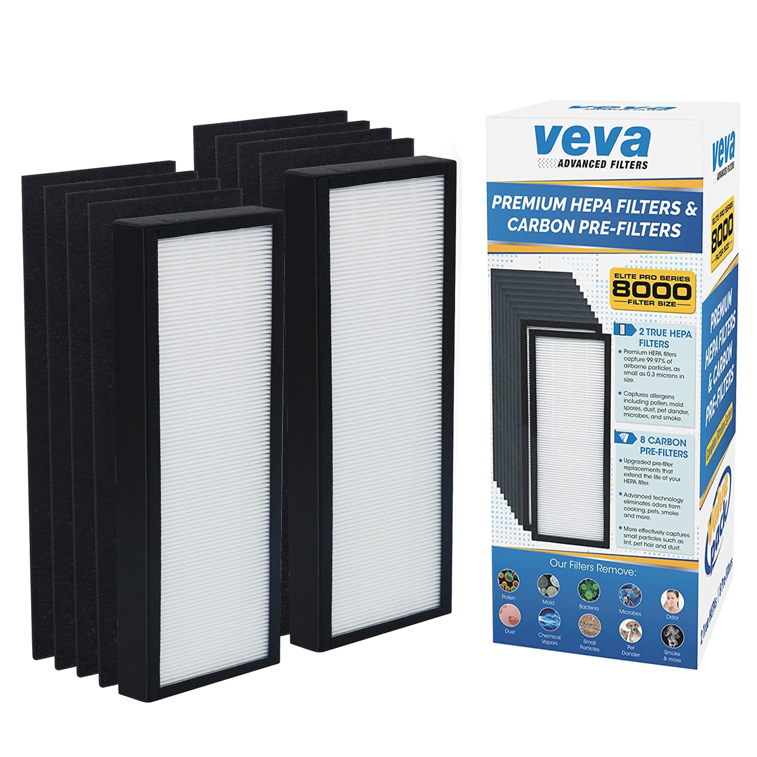 Veva 8000 Elite Pro Series Air Purifier Replacement Pack