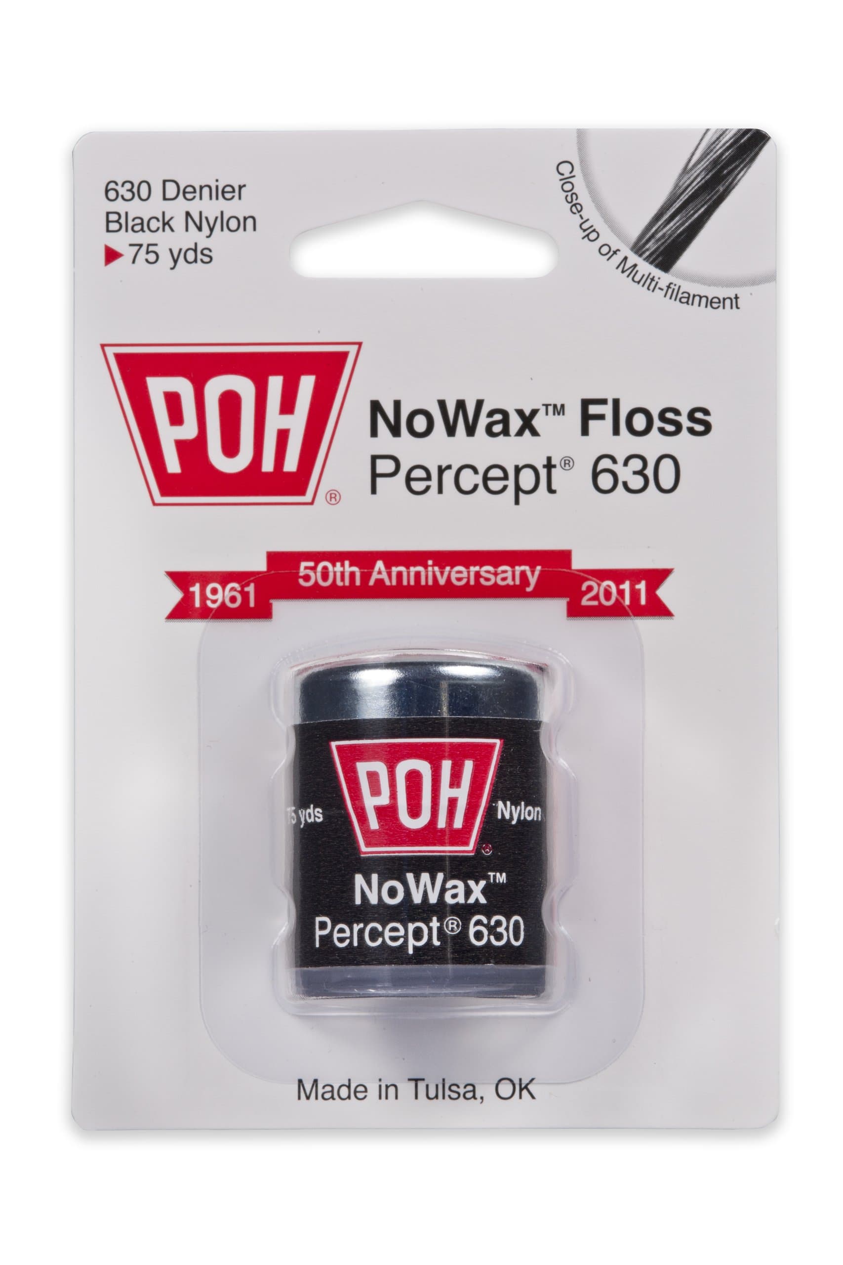 POH NoWax Floss Percept 630-75 Yards - 1 Pack