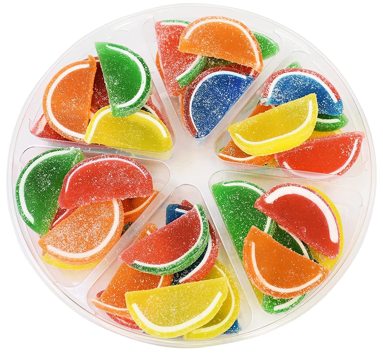 Assorted Fruit Slice Candy Kosher Gift in Tray, 2 Lbs