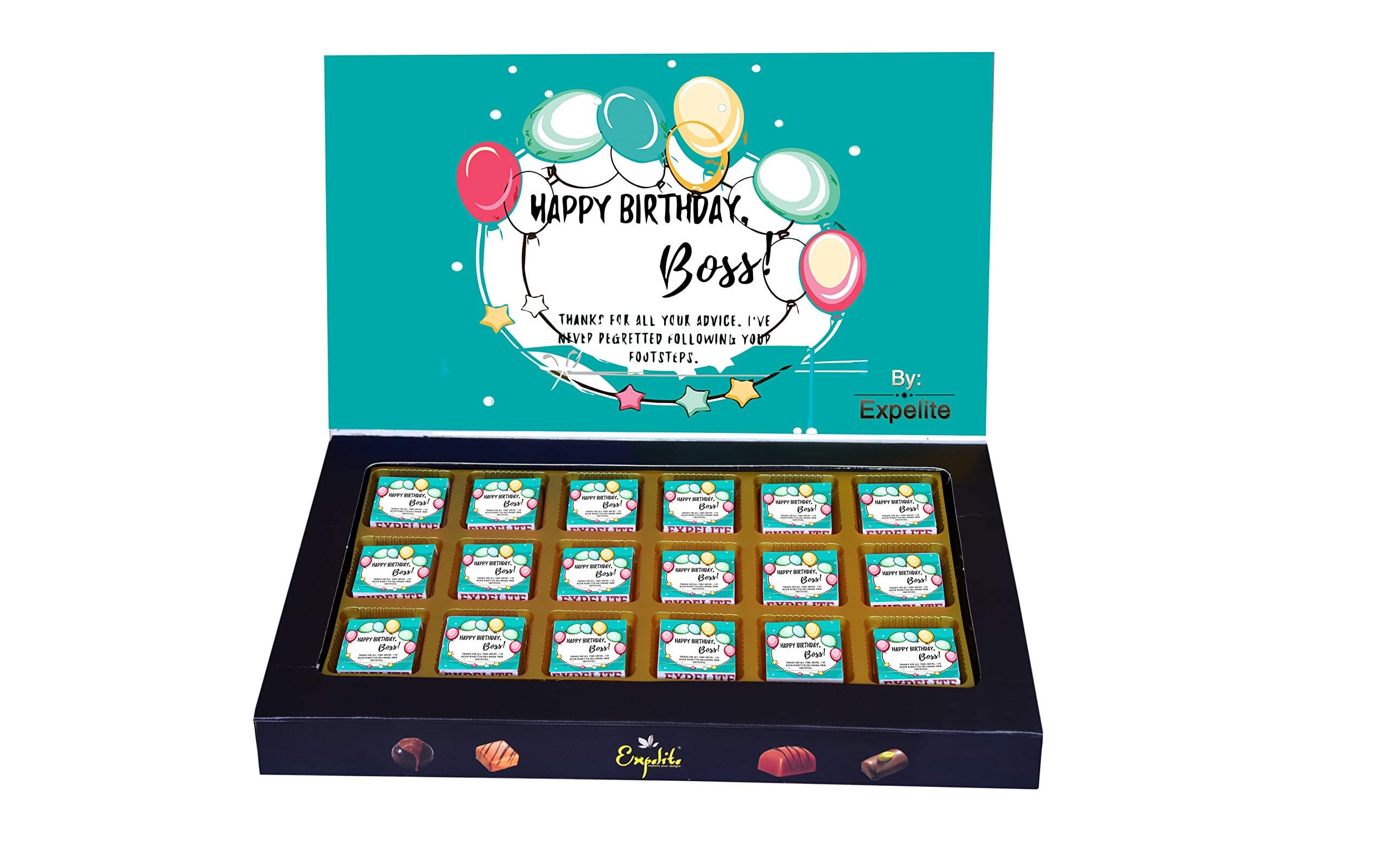 Expelite Happy Birthday Gift Boss- Medium Box- Chocolates Gift Boxes