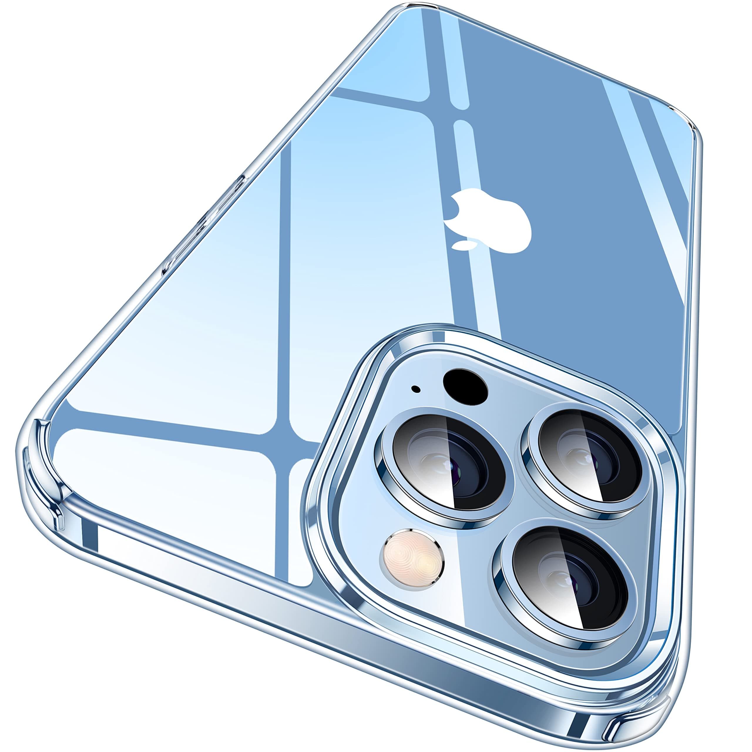 CASEKOO for iPhone 13 Pro Case Crystal Clear, [Not Yellowing][Military Drop Protection] Protective Shockproof for iPhone 13 Pro Phone Cover 6.1 inch 2021, Clear