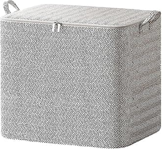 110L Large Storage Bags Non-woven Closet Organizer Comforter Under Bed Storage Zipper Totes Space Saver Luggage