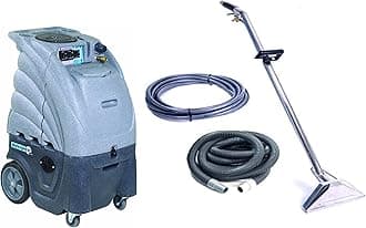 Sandia Extractor, Hot and Cold Water Carpet Cleaner, 80-2100-H Dual 2 Stage Vacuum Motor with a Commercial Sniper Industrial Product Bundle