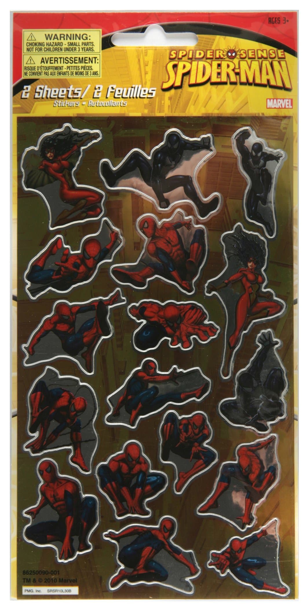 Stickerfitti Marvel Spiderman Flip Foil Stickers