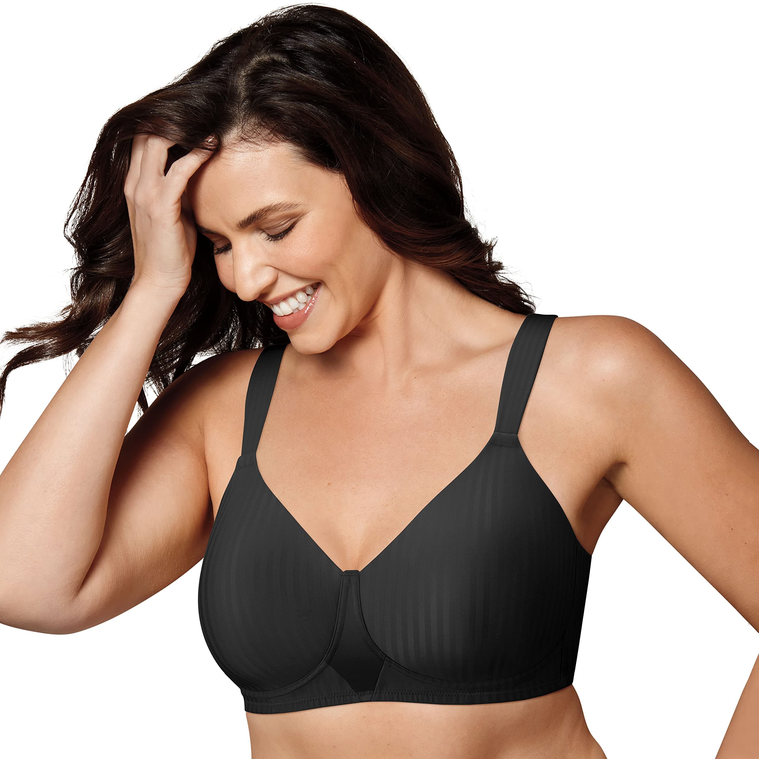 PLAYTEX womens Secrets Perfectly Smooth Wireless Bra, Full-coverage T-shirt Bra for Full Figures