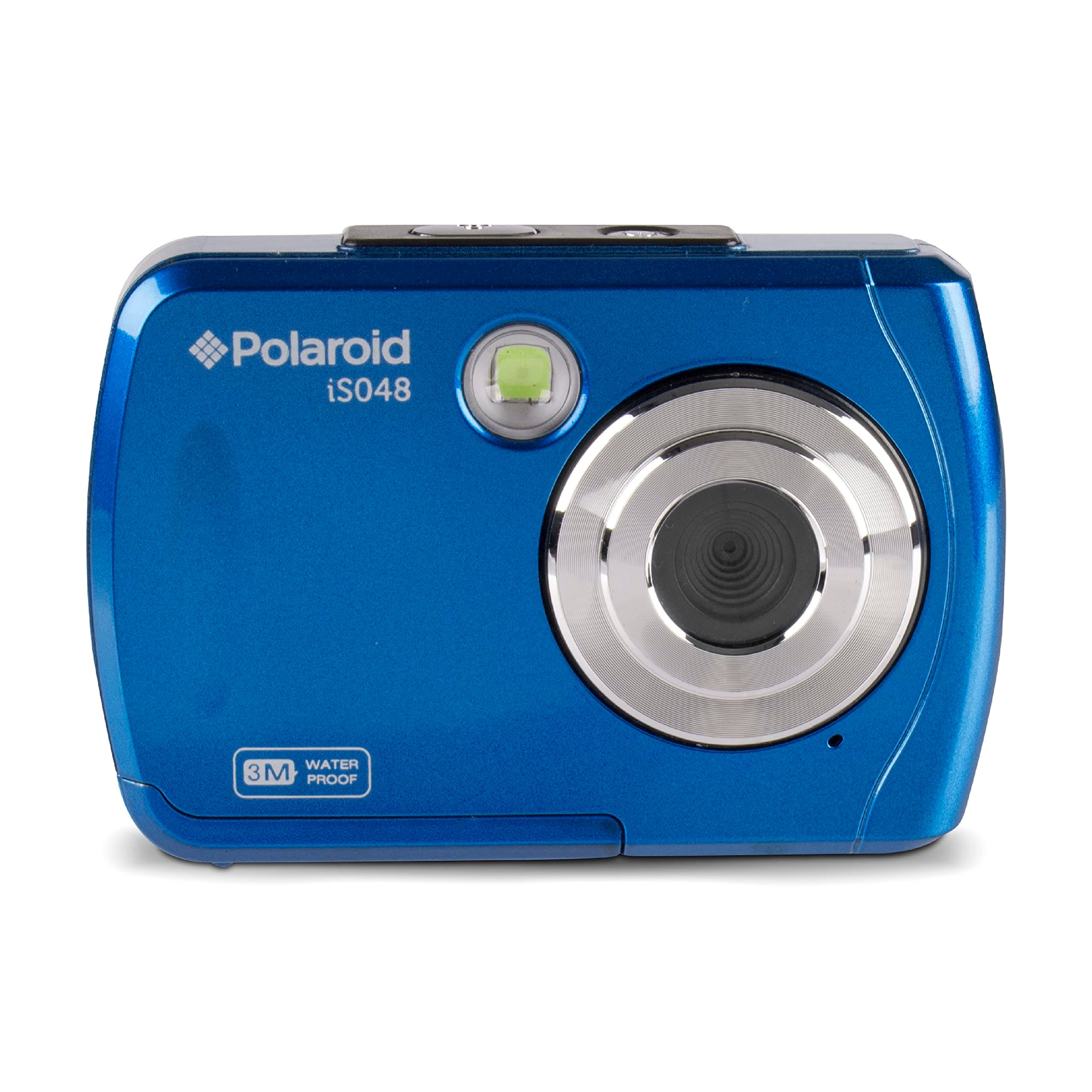 IS048-BLU-INT Waterproof Digital Camera 16 Megapixels Blue/Black