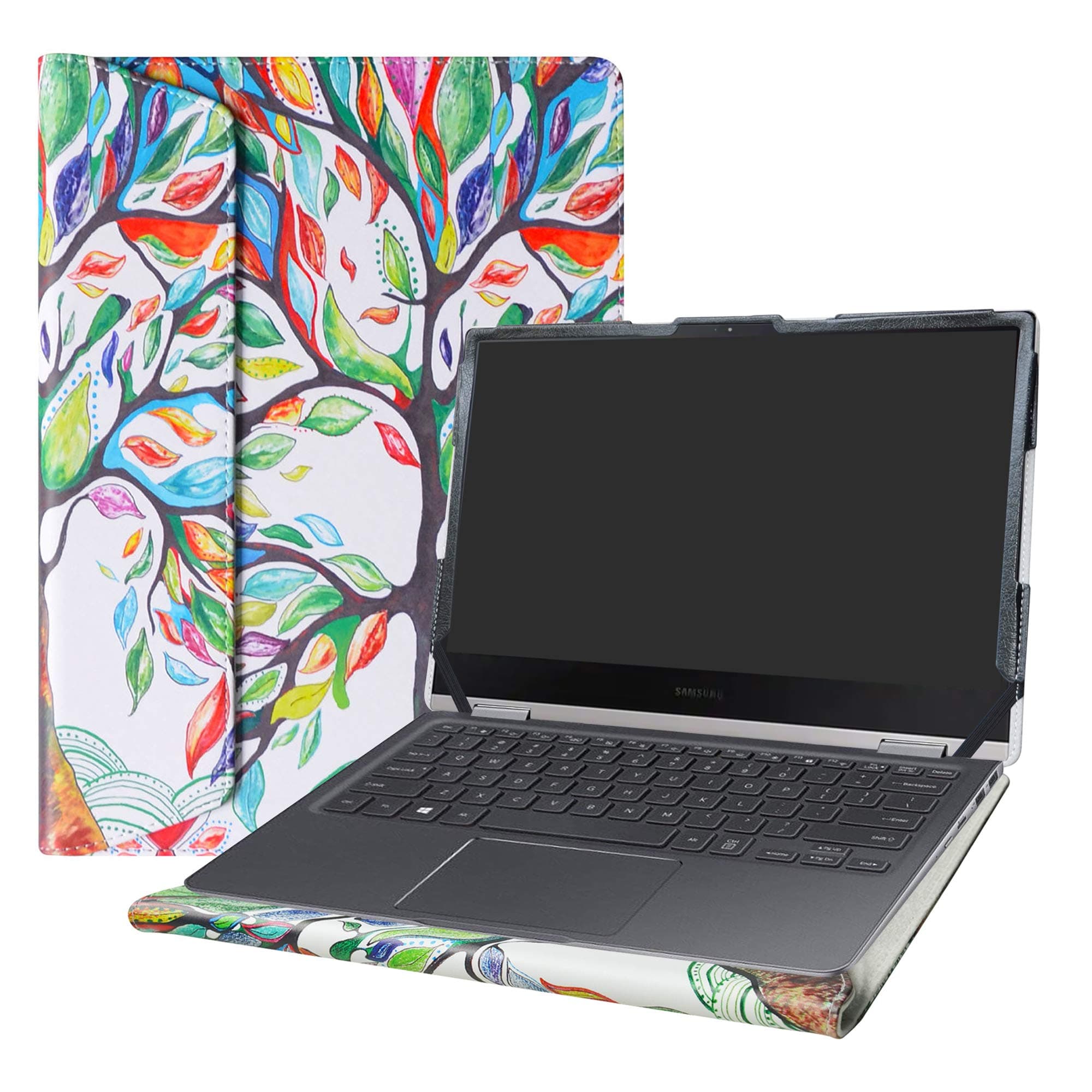 Alapmk Protective Case for 13.3 Inch Samsung Notebook 9 Pro 13 NP930MBE/Lenovo Yoga C640 C640-13IML/Lenovo Yoga 6 13ARE05/HP Pavilion 13-bbXXXX & 14 Inch HP EliteBook x360 1040 G7 Laptop,Love Tree