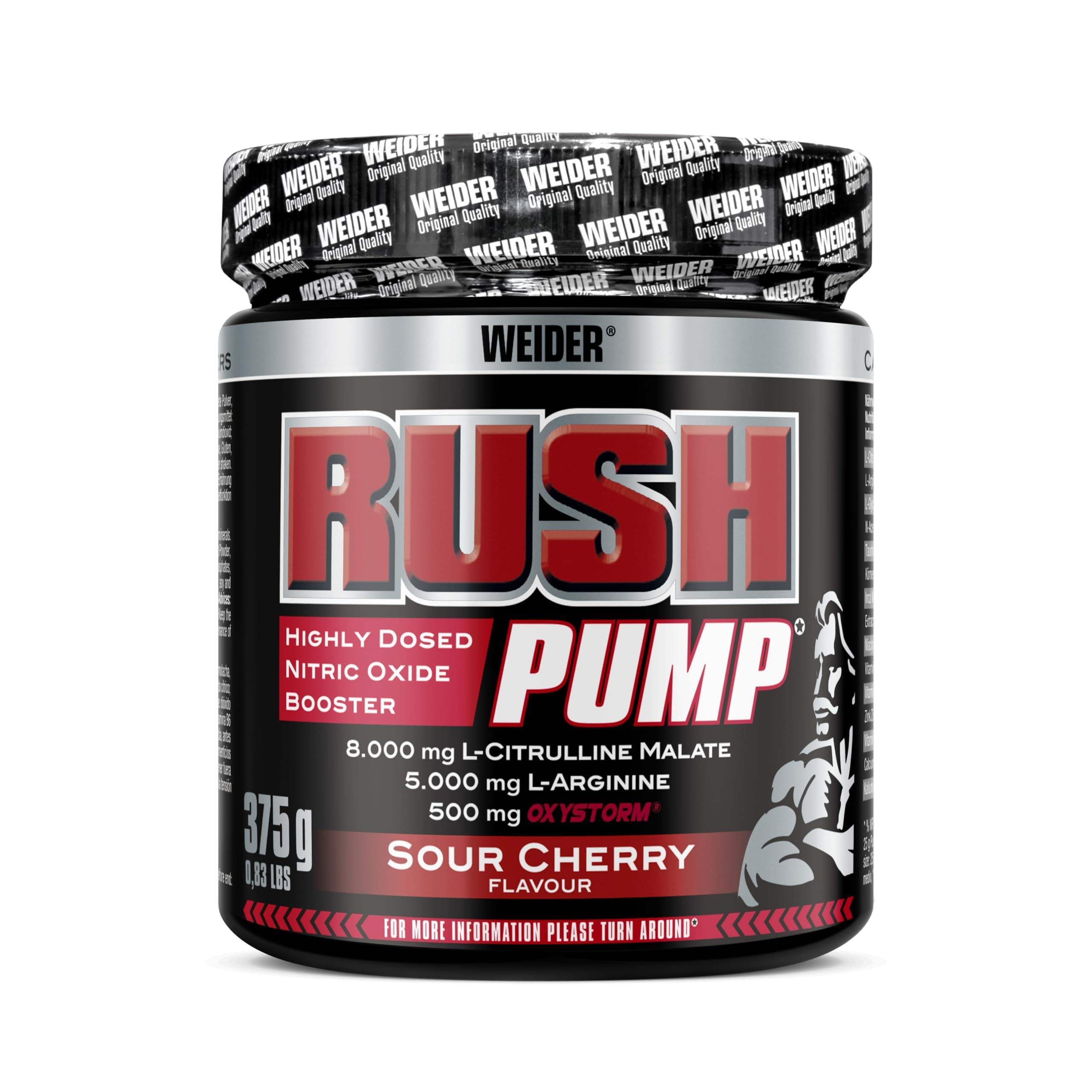 Joe Rush Pump, 375g Dose, Sauerkirsche
