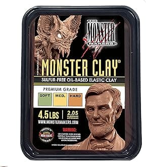 Monster Maker Clay Premium Grade - 2.05kg (4.5lbs) - Medium