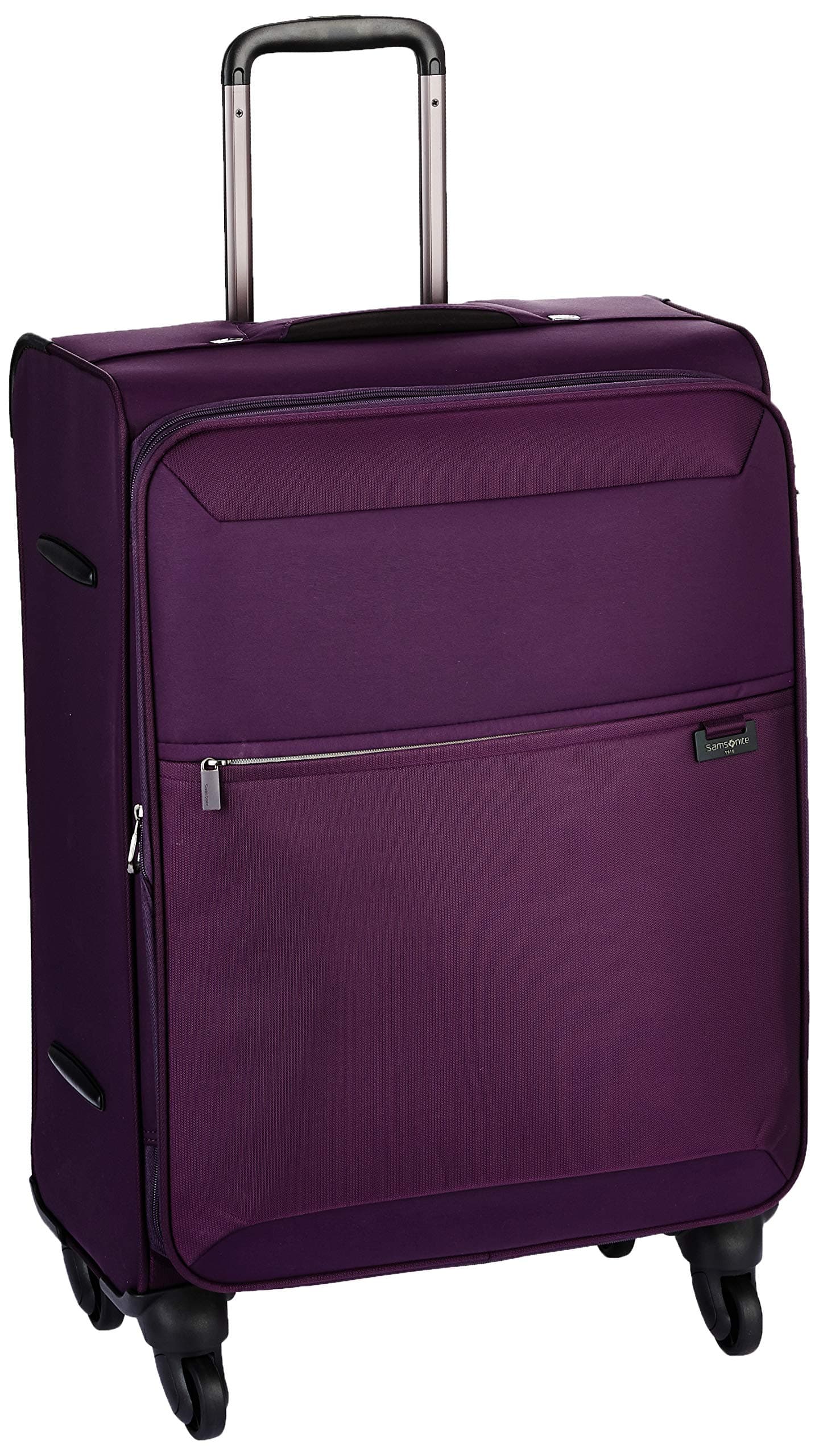 SAMSONITE 72h Nylon 55 cms Violet Softsided Cabin Luggage (SAM 72H Spinner 55CM - Violet)