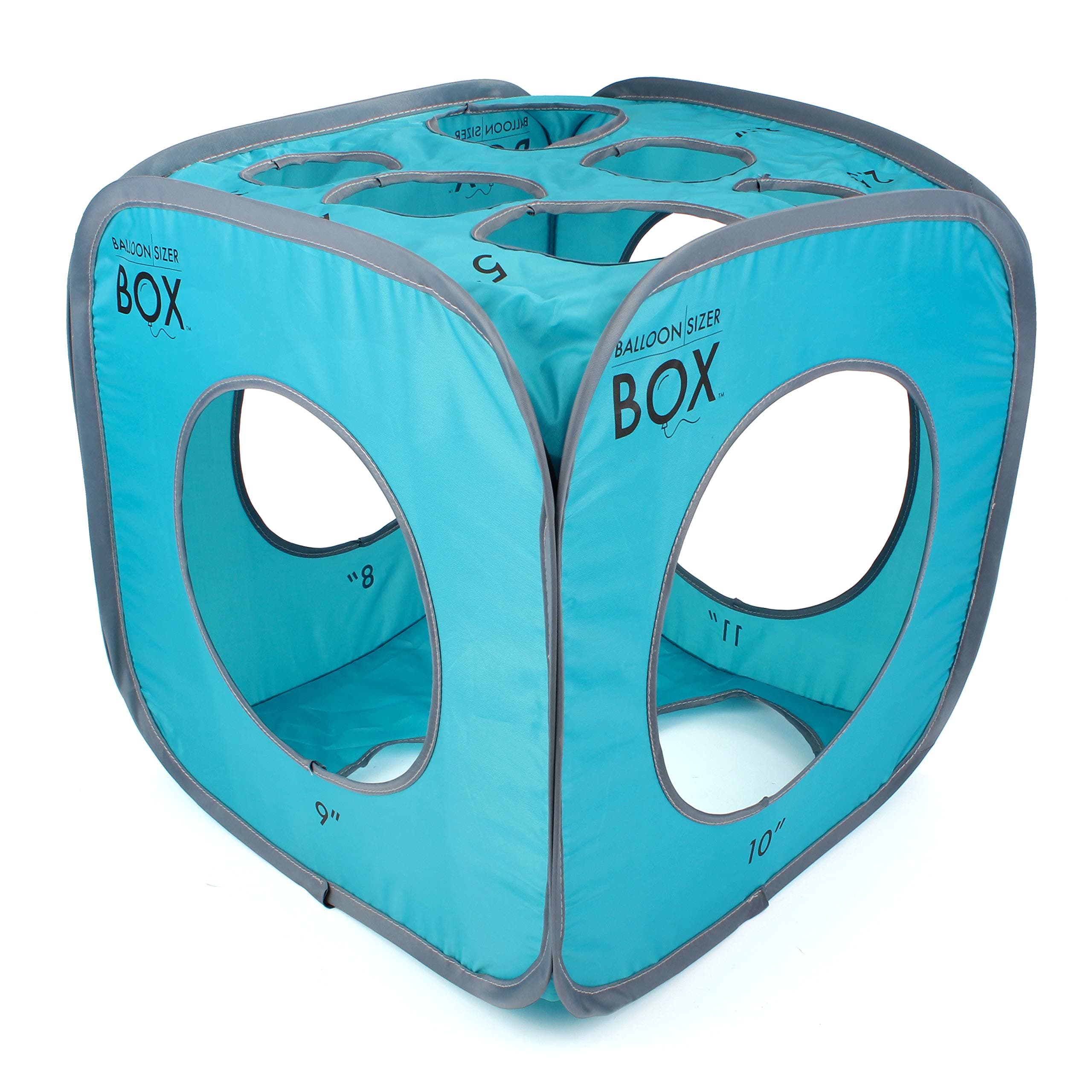 Balloon Sizer Box - Measurement Tool for Decorations, Arches, Columns & Centerpieces - 13 Hole Box