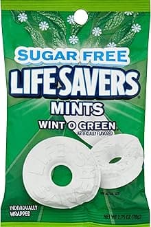 LifeSavers Wint-O-Green Hard Candy, No Sugar (Pack of 2)
