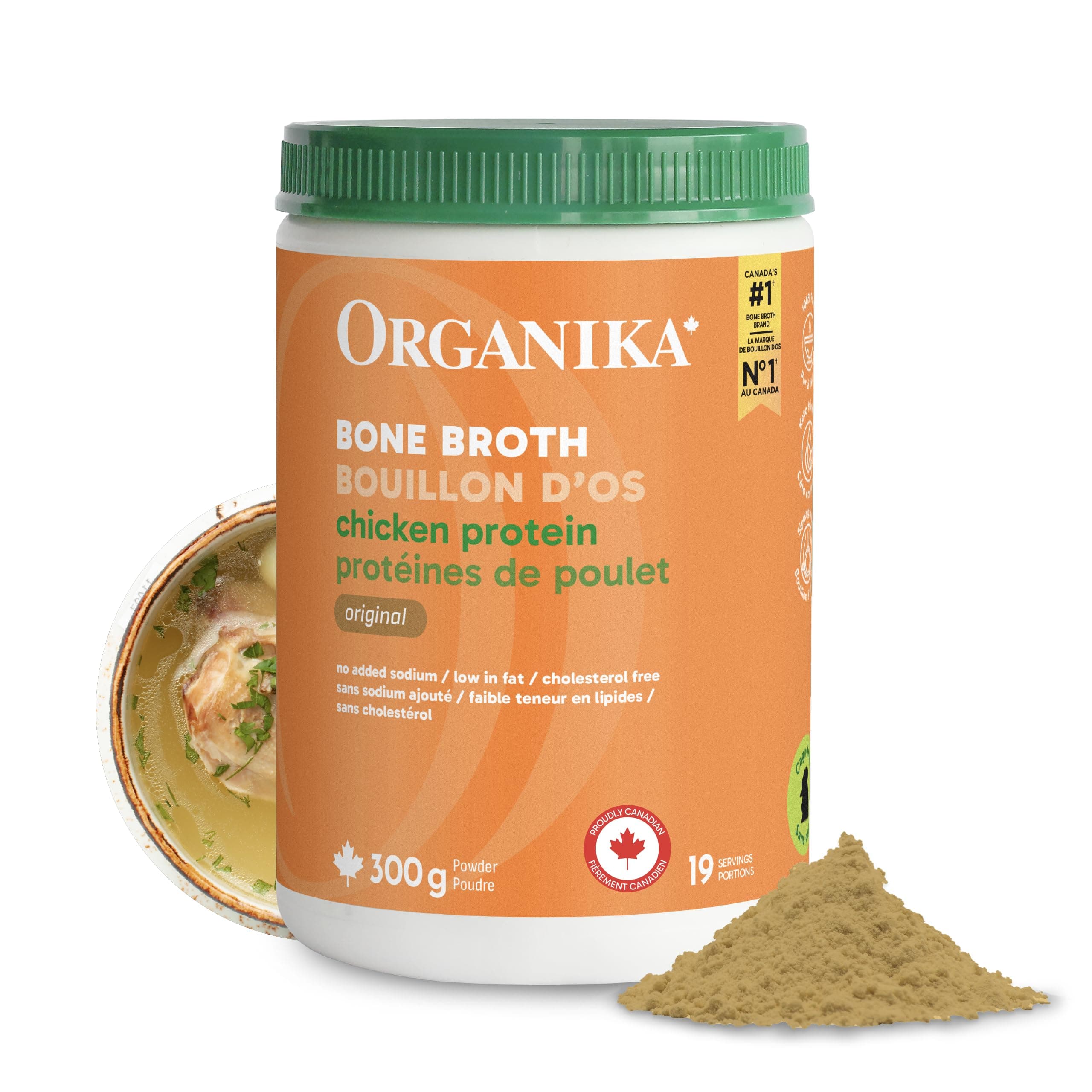 Organika Bone Broth Chicken Original 300 G