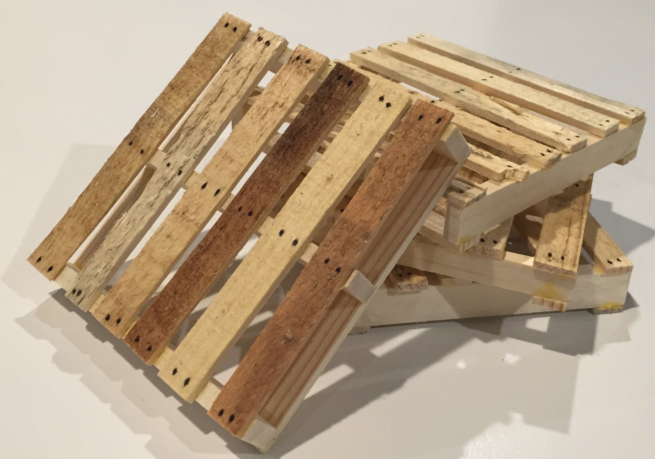 Mini Pallet Coasters (Set of Four)