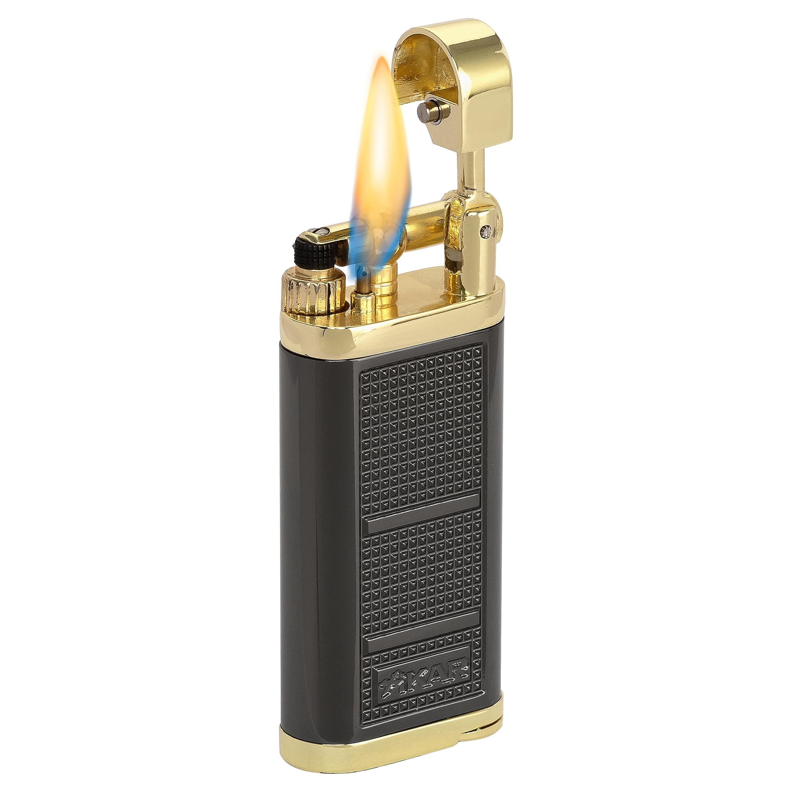 XIKAR® Pipeline Soft Flame Lighter Black & Gold