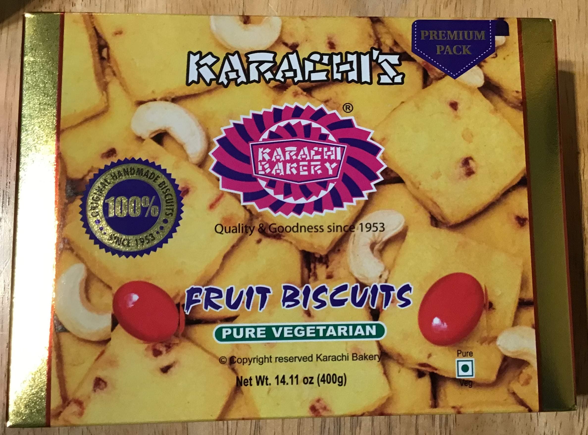 Karachi Cookies Fruit Biscuits 400 gms X 2 pk