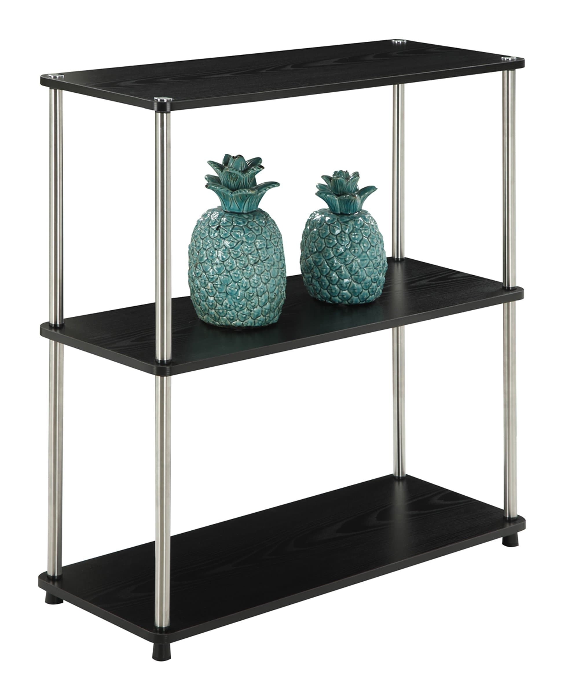 Convenience ConceptsDesigns2Go 3 Tier Bookshelf, Black