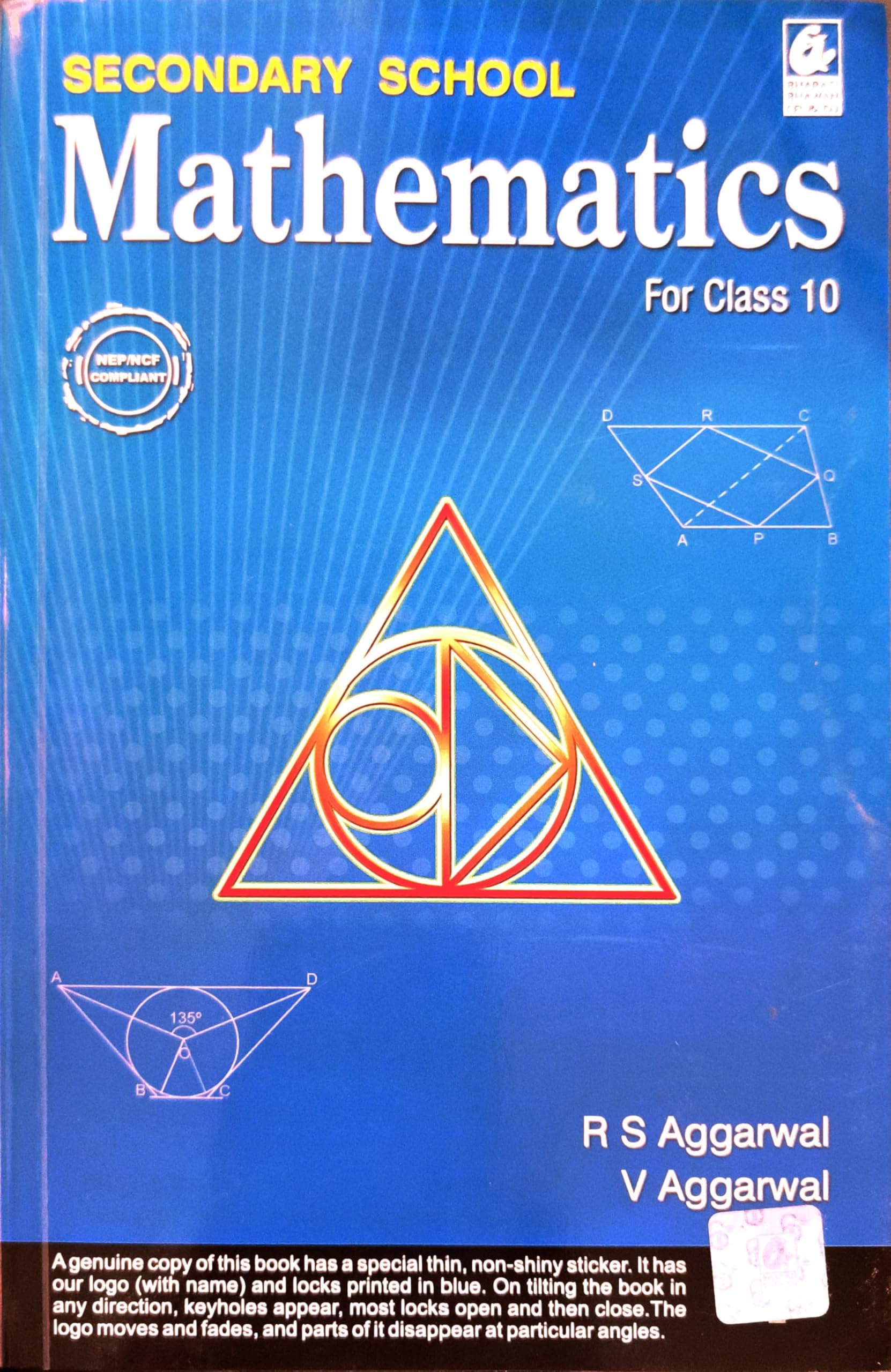 Secondary School Mathematics for Class 10 (Examination 2020-2021)