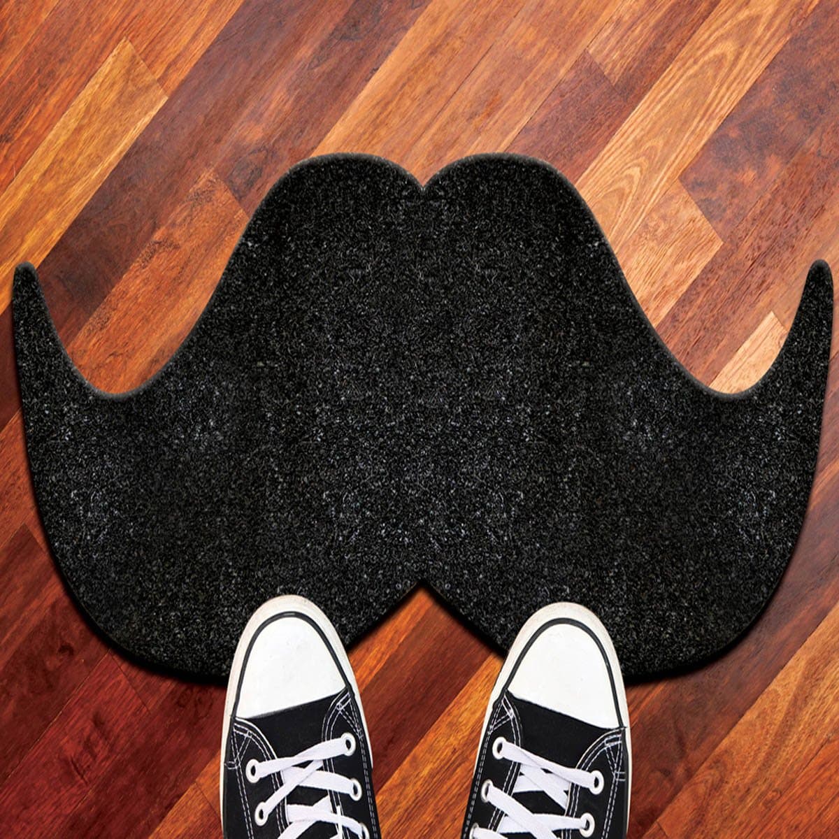 Handlebar Moustache Exterior Entry Door Mat