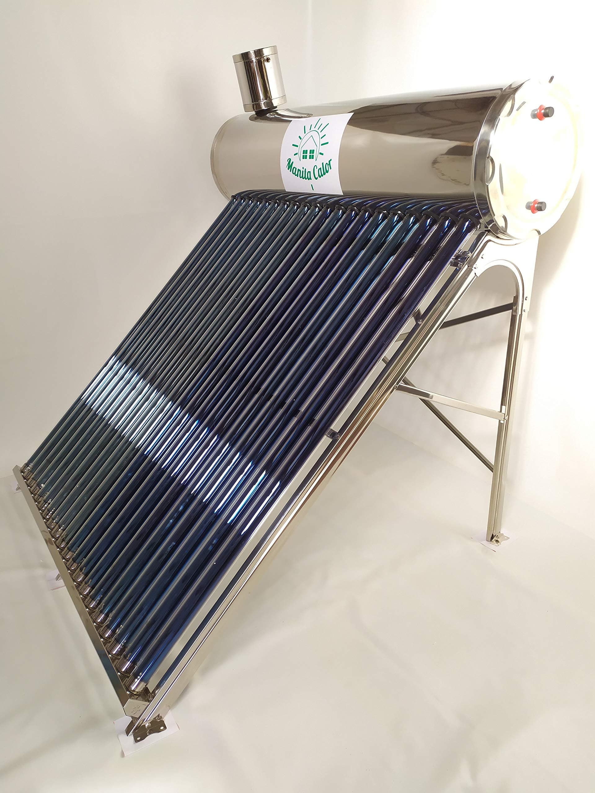 Panel Solar Thermal for Water Client, 100 litres Stainless Deposit, Accessories Included