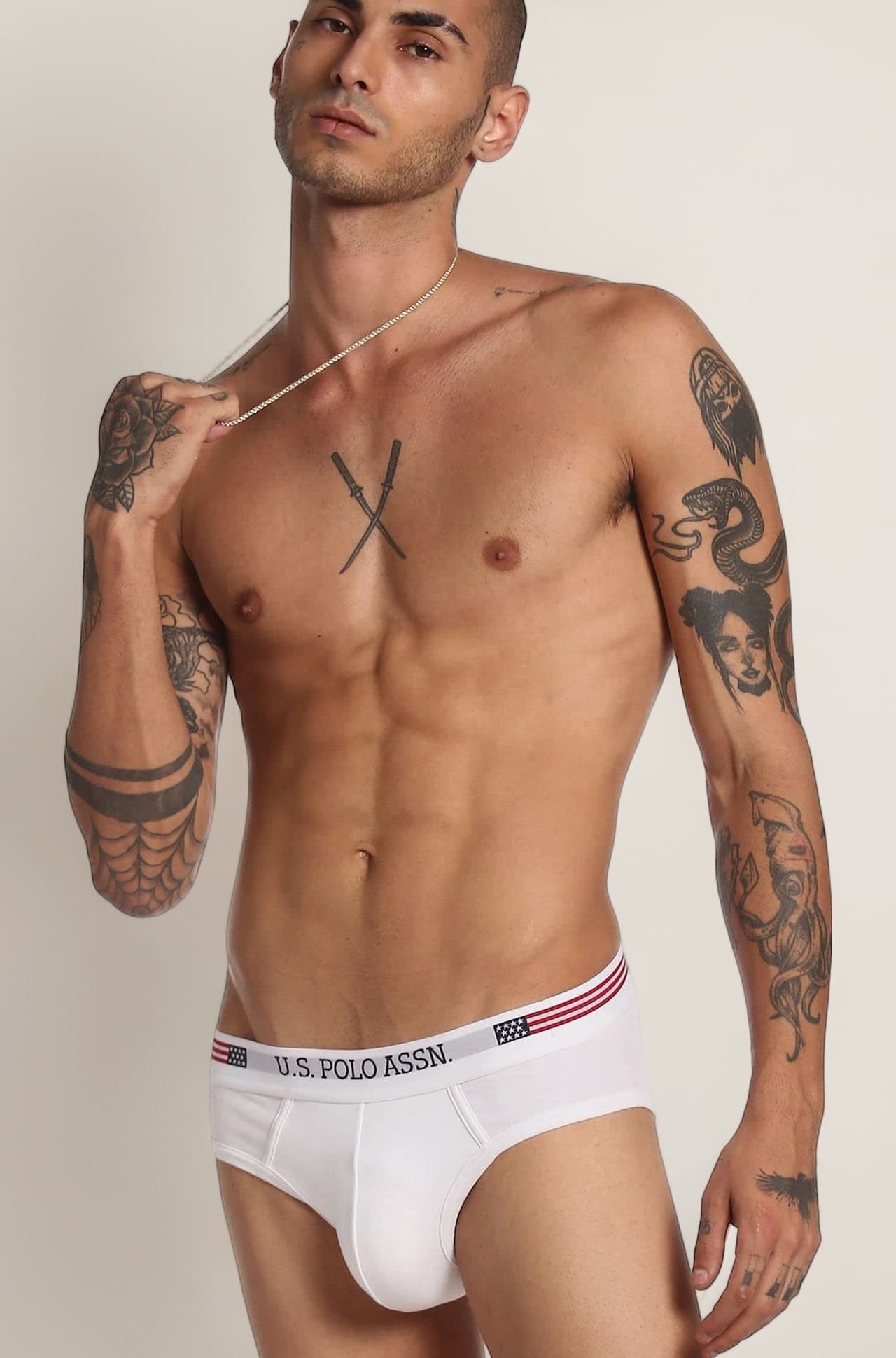 Men Solid Cotton Spandex I650 Briefs - Pack of 1