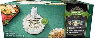 Purina Fancy Feast Wet Cat Food Variety Pack, Medleys Primavera Collection - (2 Packs of 12) 3 oz. Cans