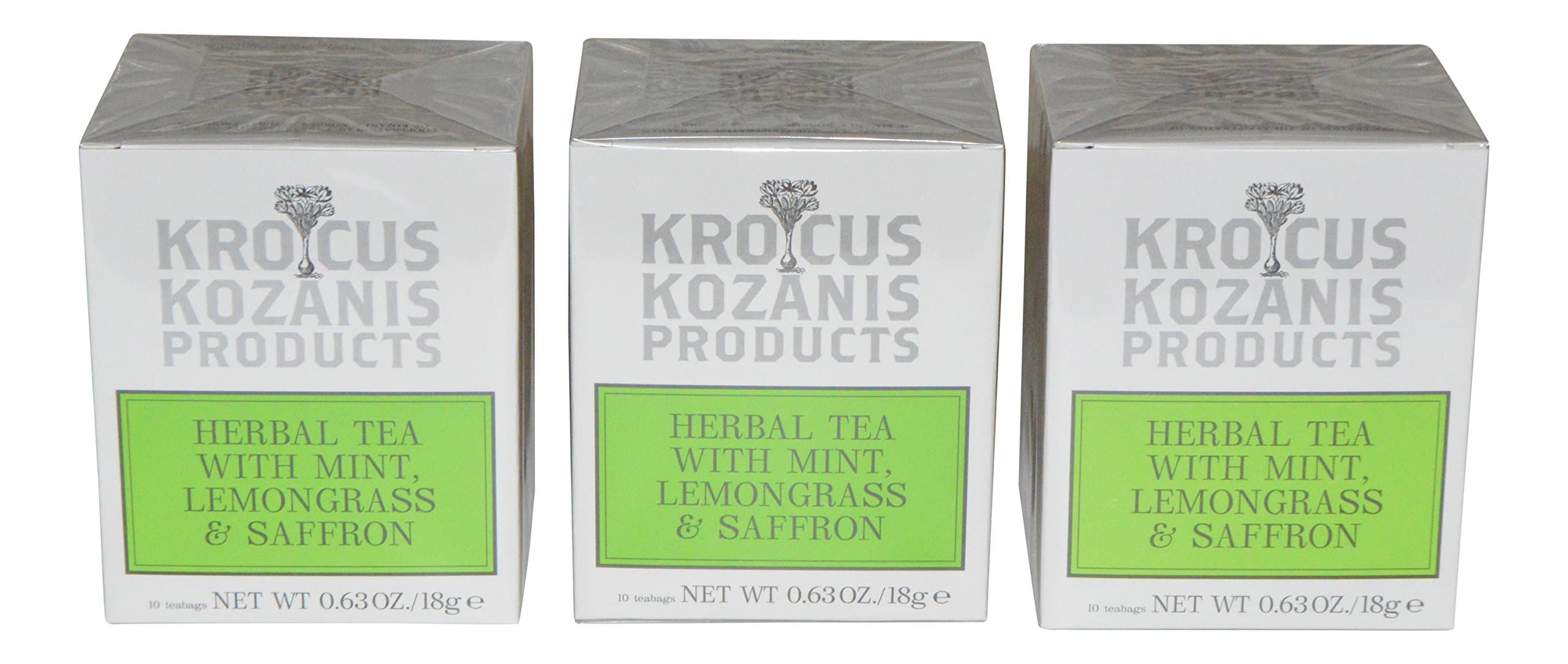 Krocus Kozanis Saffron Teas (Herbal Tea with Mint)