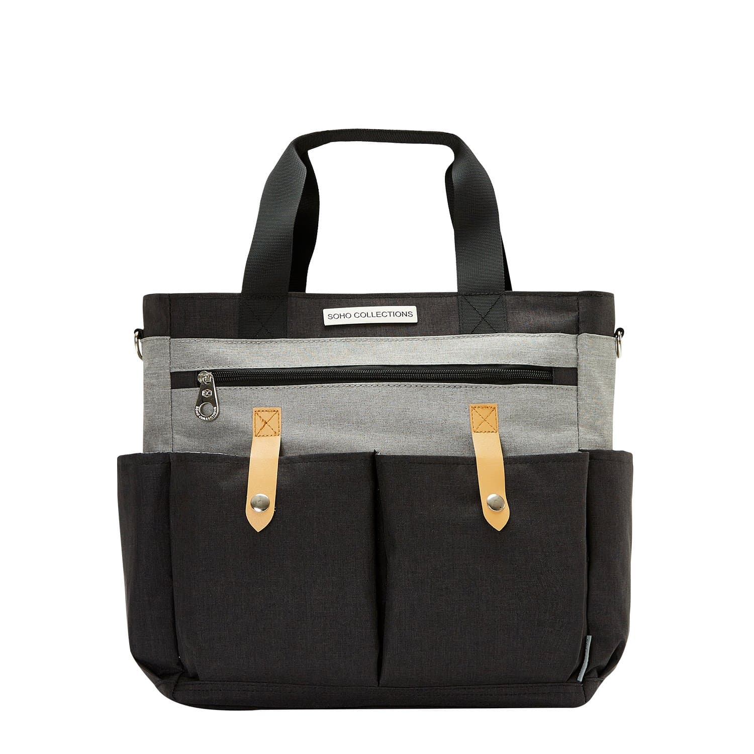 SoHo Saxham Diaper Bag 5Pc Tote Set, Gray