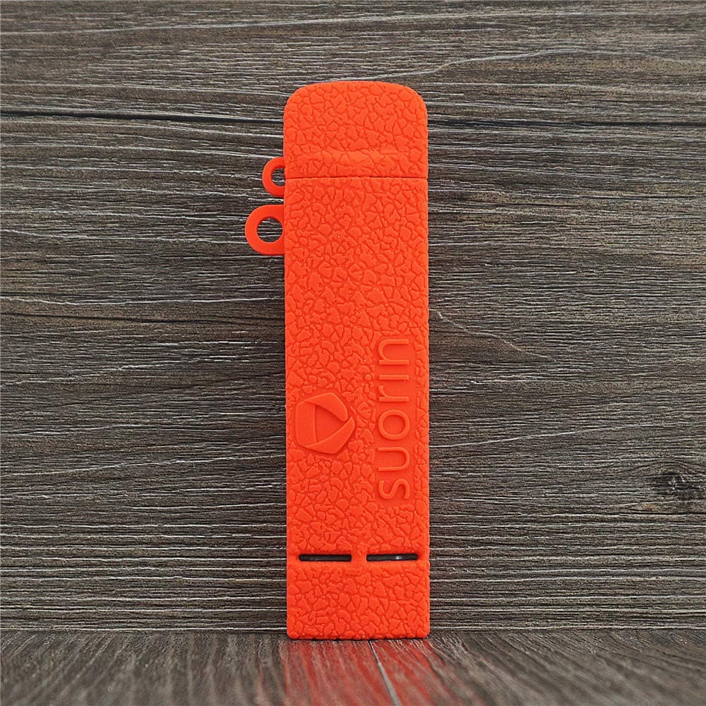 ORINTexture Silicone Case for Suorin Edge Pod System Protective Antislip Duarble Sleeve Cover Wrap Skin Decal（Red）