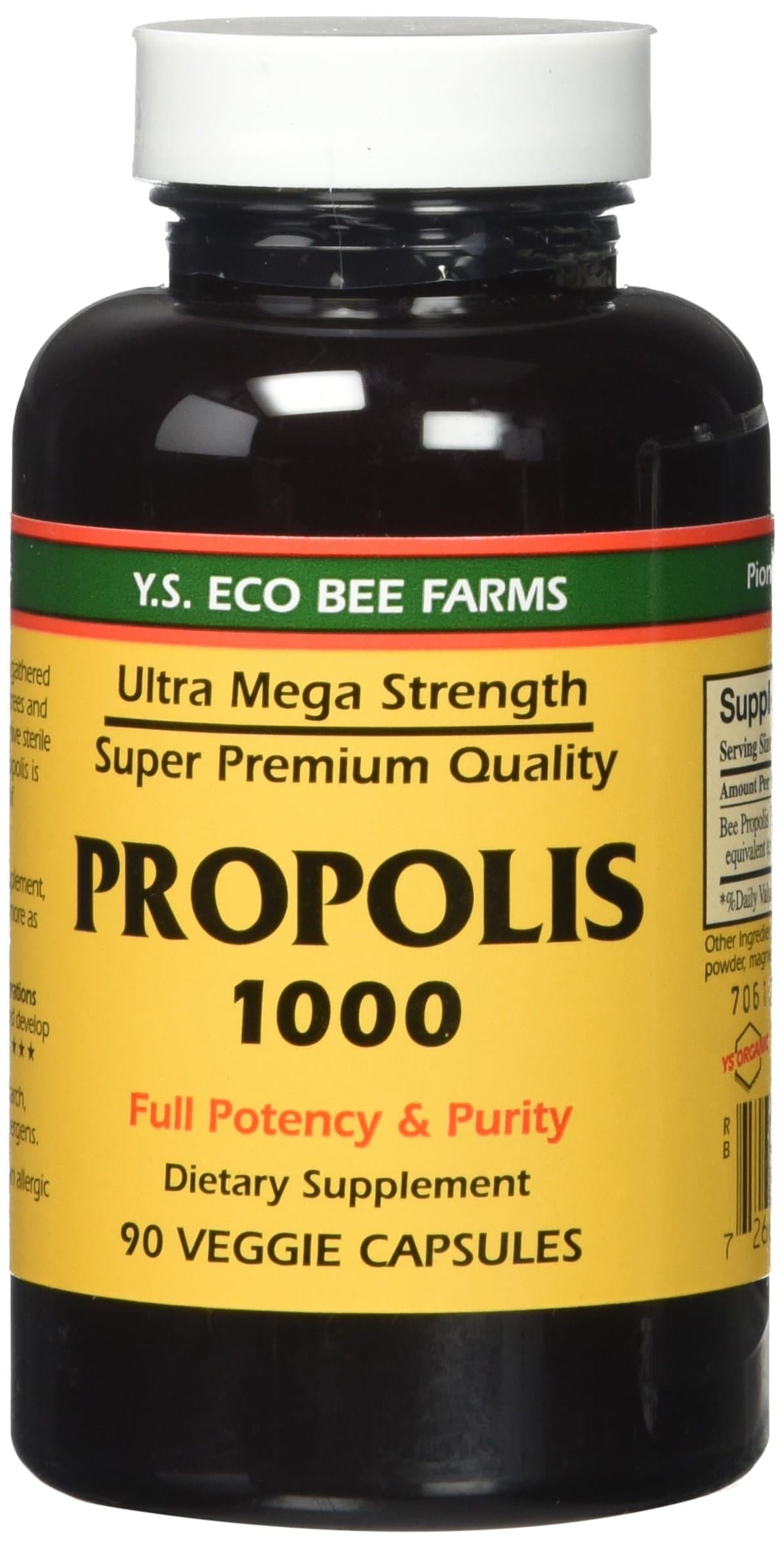 YS PROPOLIS1000MG 90CAPS PROPOLIS CAPS, 1000MG