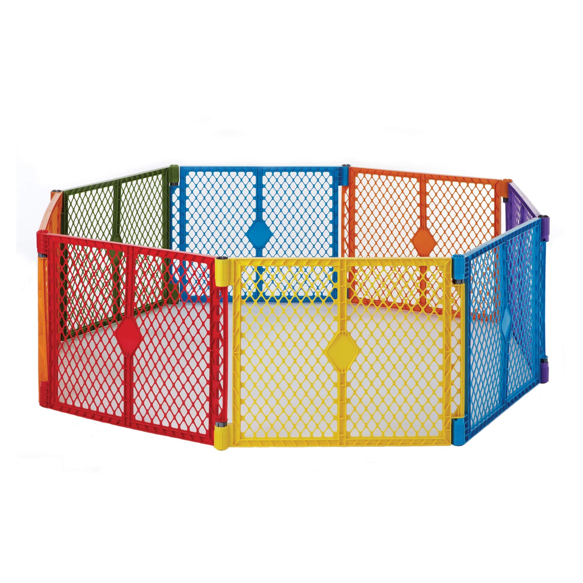 North States Superyard Play Yard, Colorplay, 8 Panel