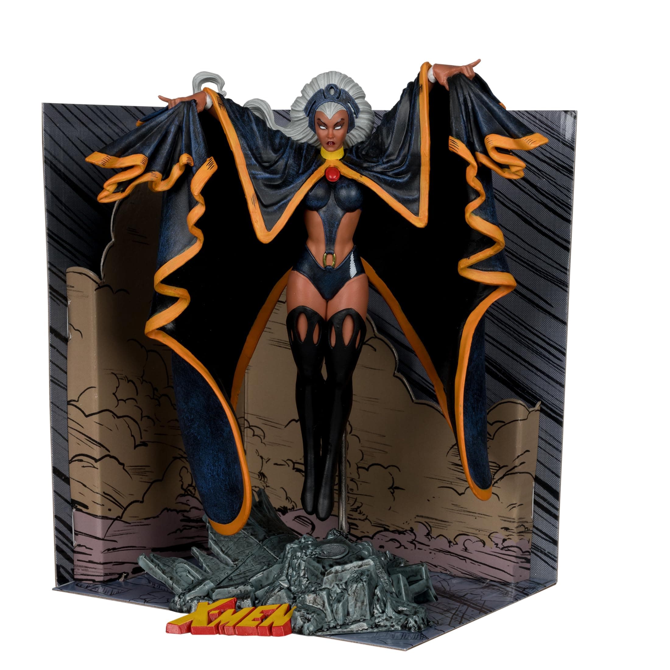 Marvel Storm 1:10th Scale Collectible with Scene (Marvel Tales Featuring Spider-Man and The X-Men #236) Toys