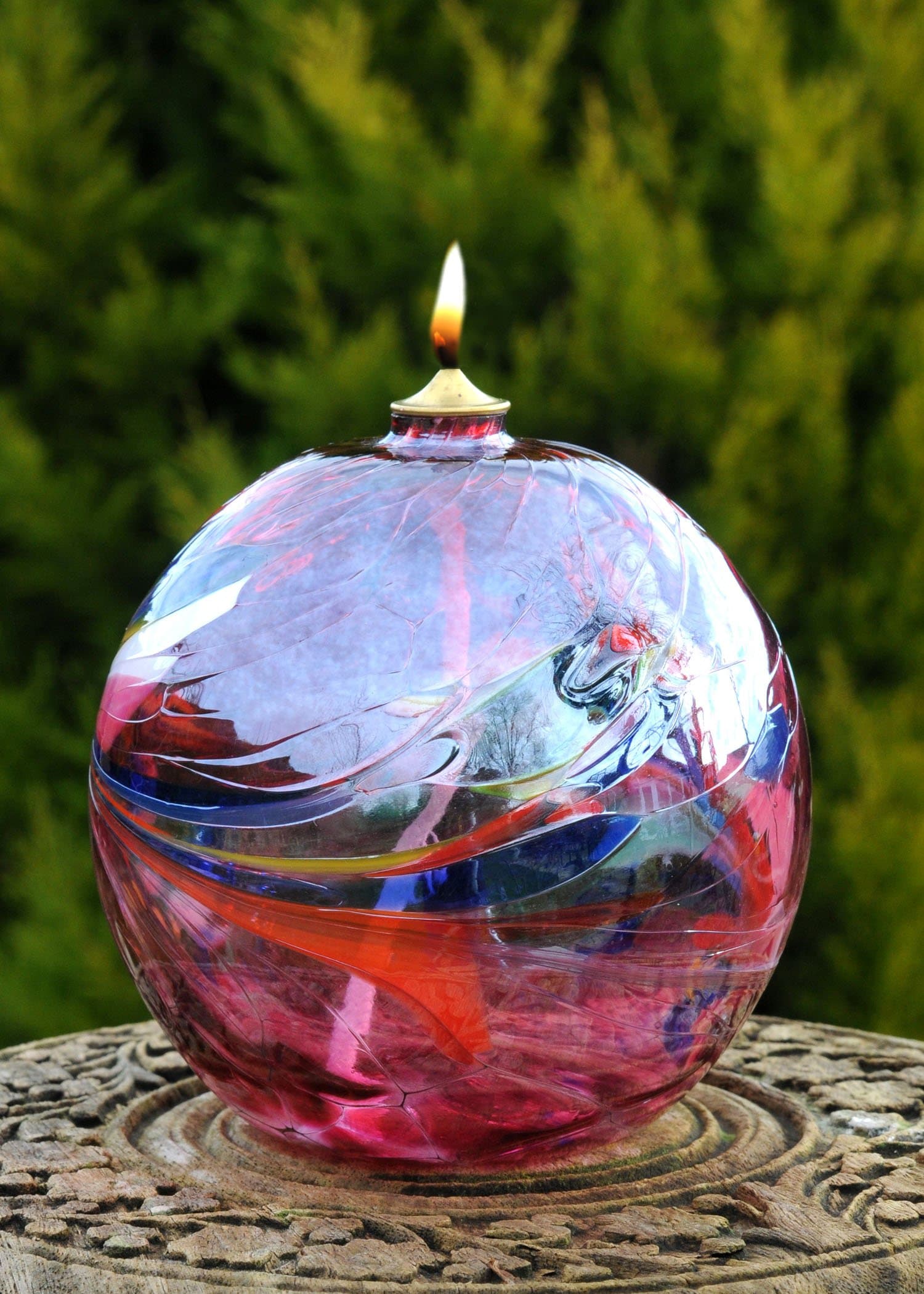 Friendship Oil Lamp (Amethyst)