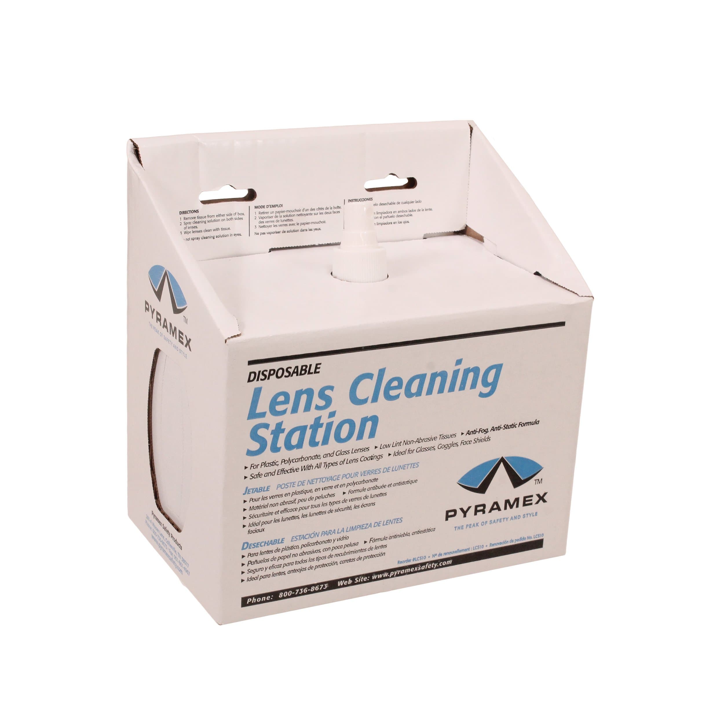 Lens Cleaning Station With 16Oz Cleaning Solution 1200 Tissues