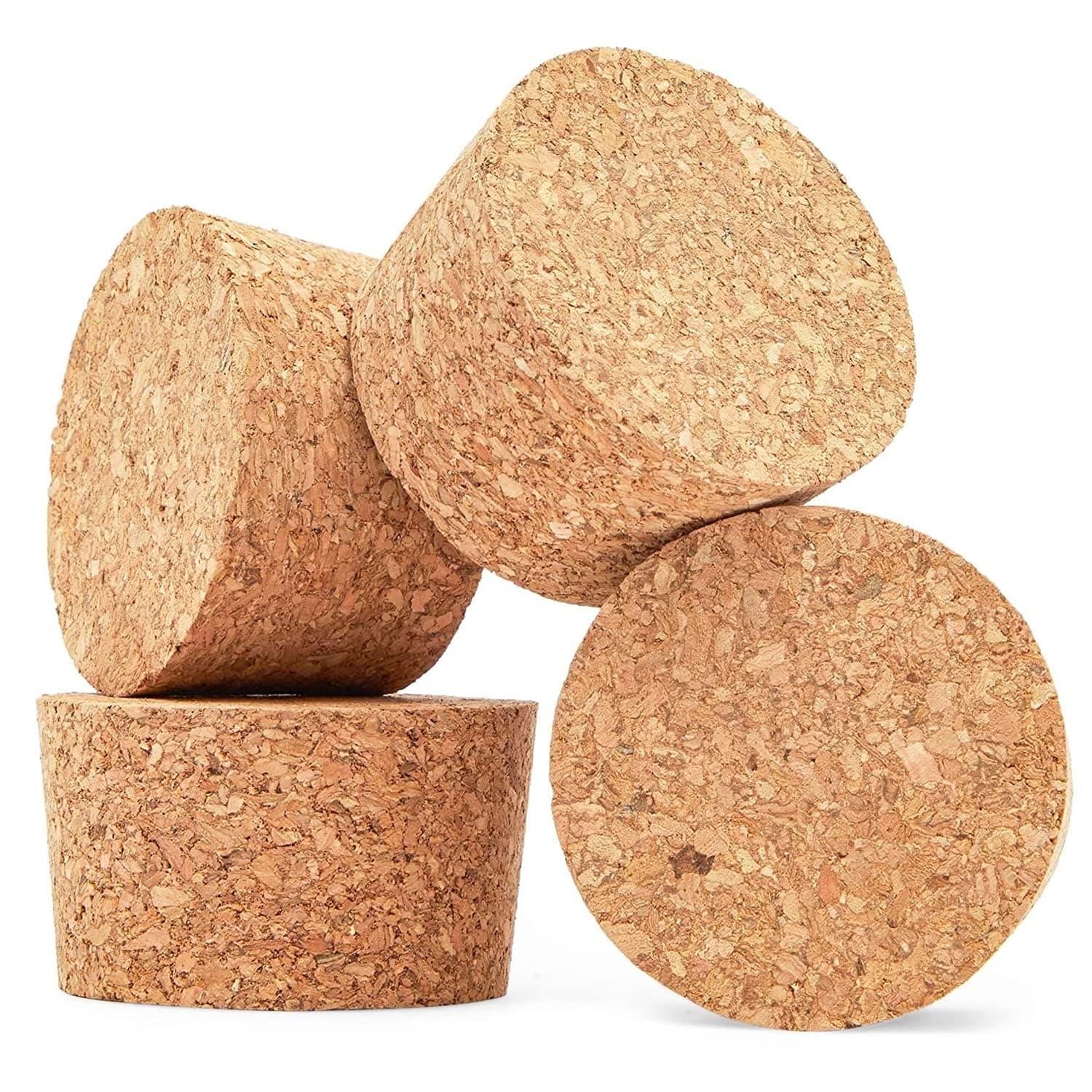 Size #34 Large Tapered Cork Plugs (4 Pack)