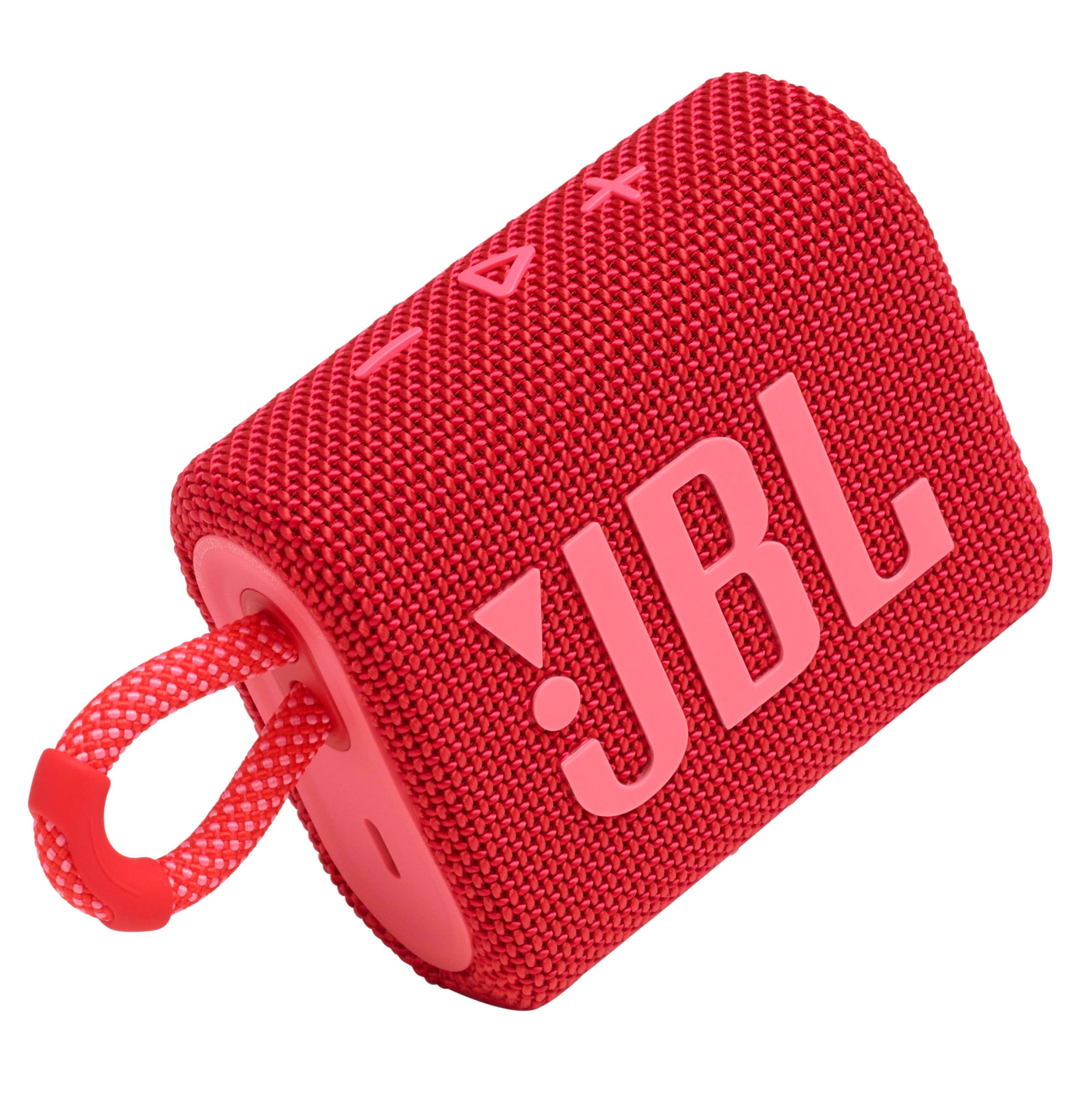 Go 3: Portable Speaker with Bluetooth, Built-in Battery, Waterproof and Dustproof Feature - Red (JBLGO3REDAM)