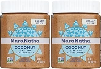 MaraNatha Creamy Roasted Coconut Almond Butter, No Stir, 12 Ounce Jar (Pack of 2)